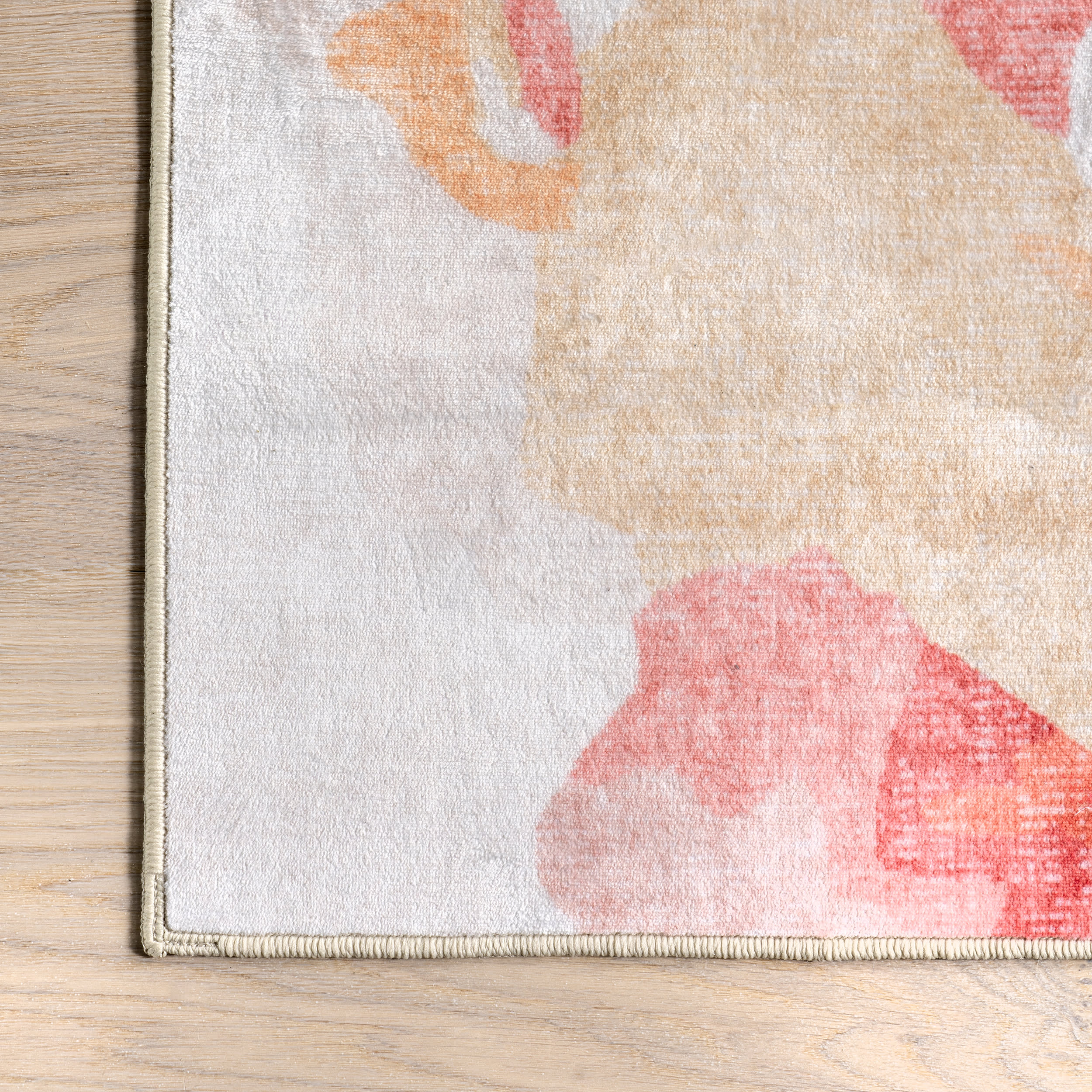 Vivienne Abstract Washable Rug | Multicolor - Image 4
