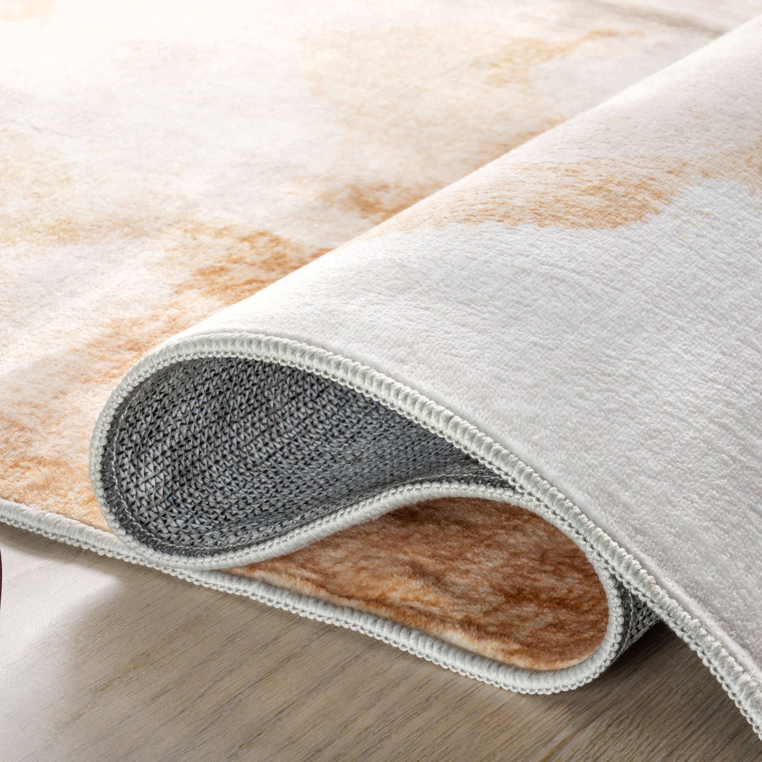 Solene Abstract Washable Rug | Multicolor - Image 9