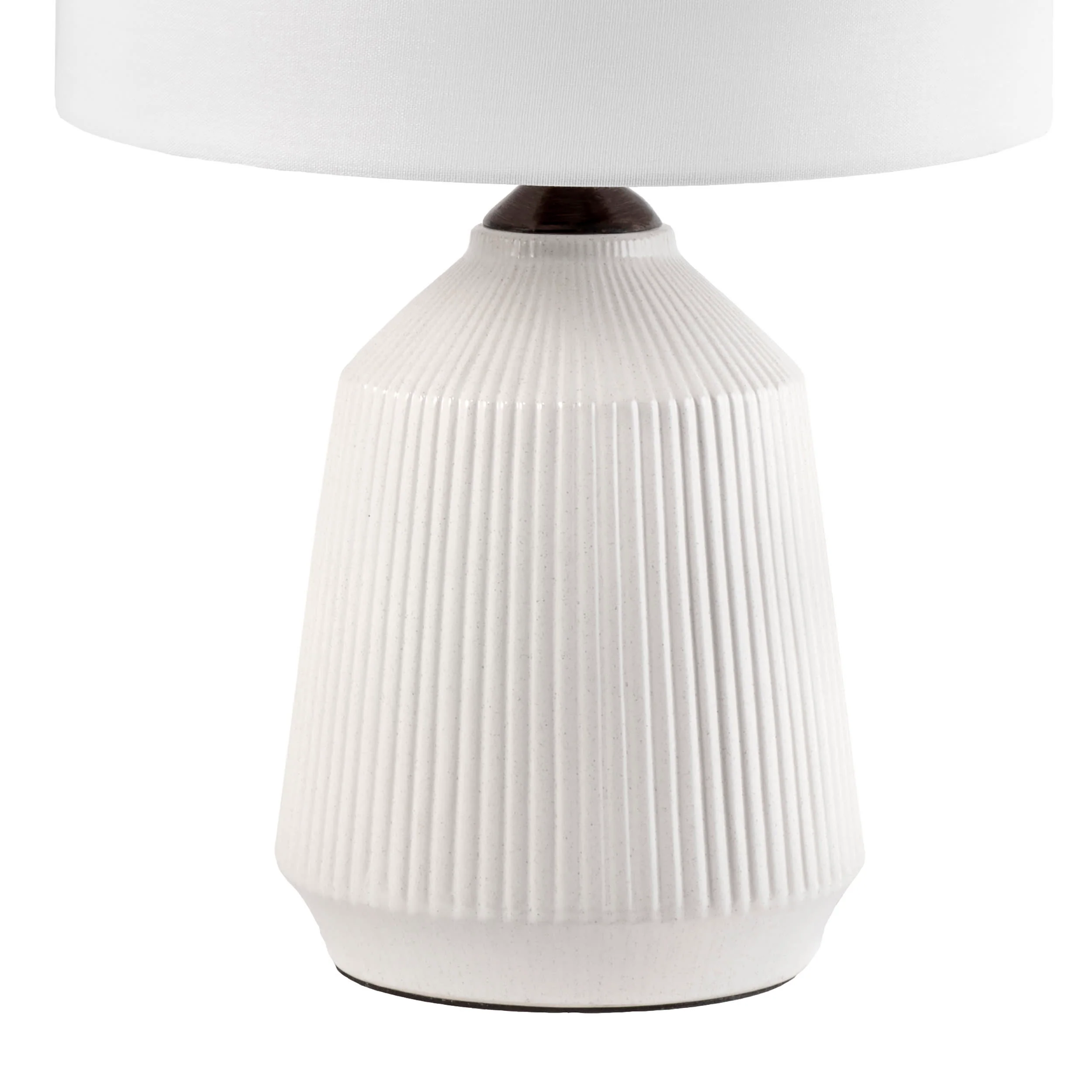 24-inch Bridget Ceramic Table Lamp | Cream - Image 4
