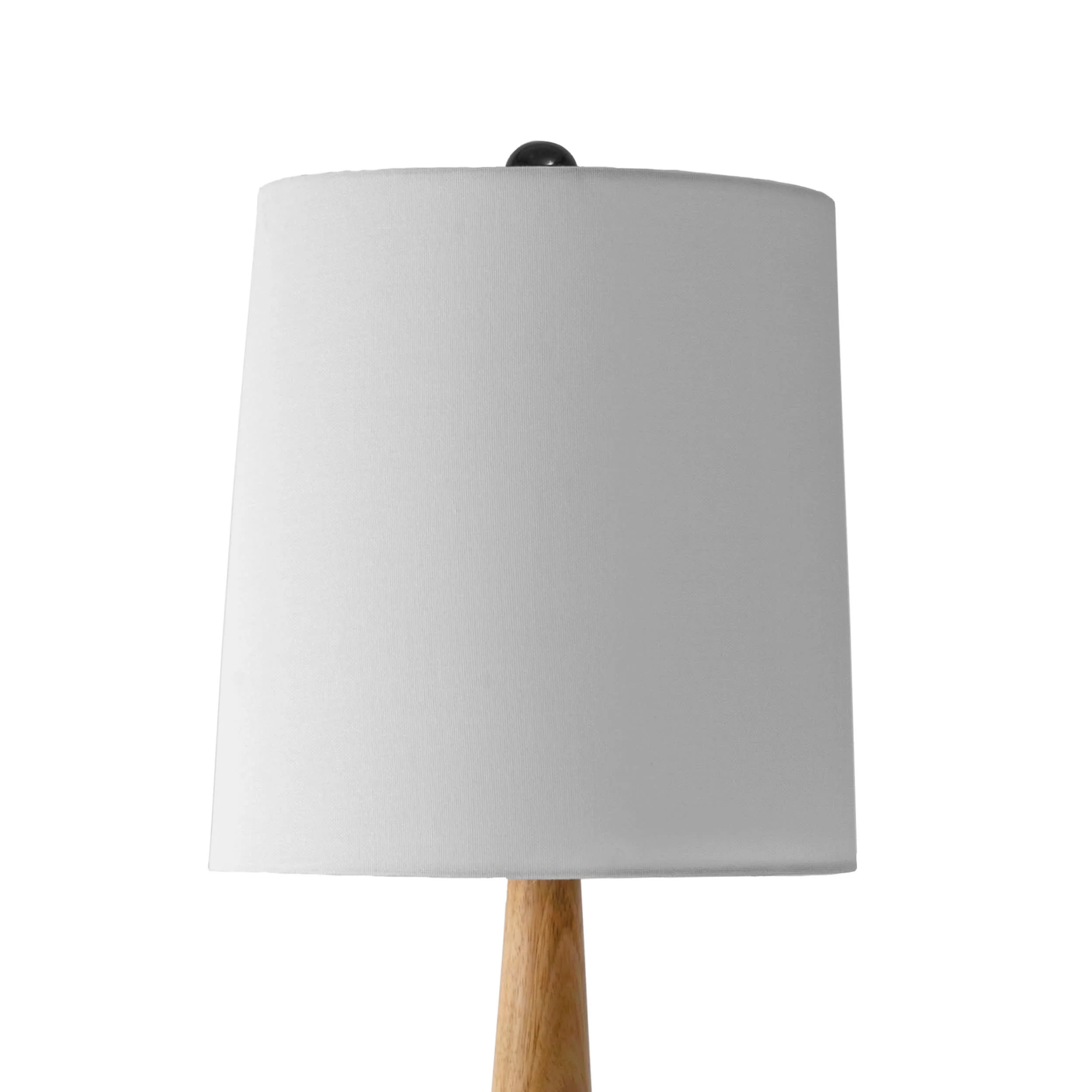 25-inch Kayla Ogee Ceramic Vase Table Lamp | Black - Image 5
