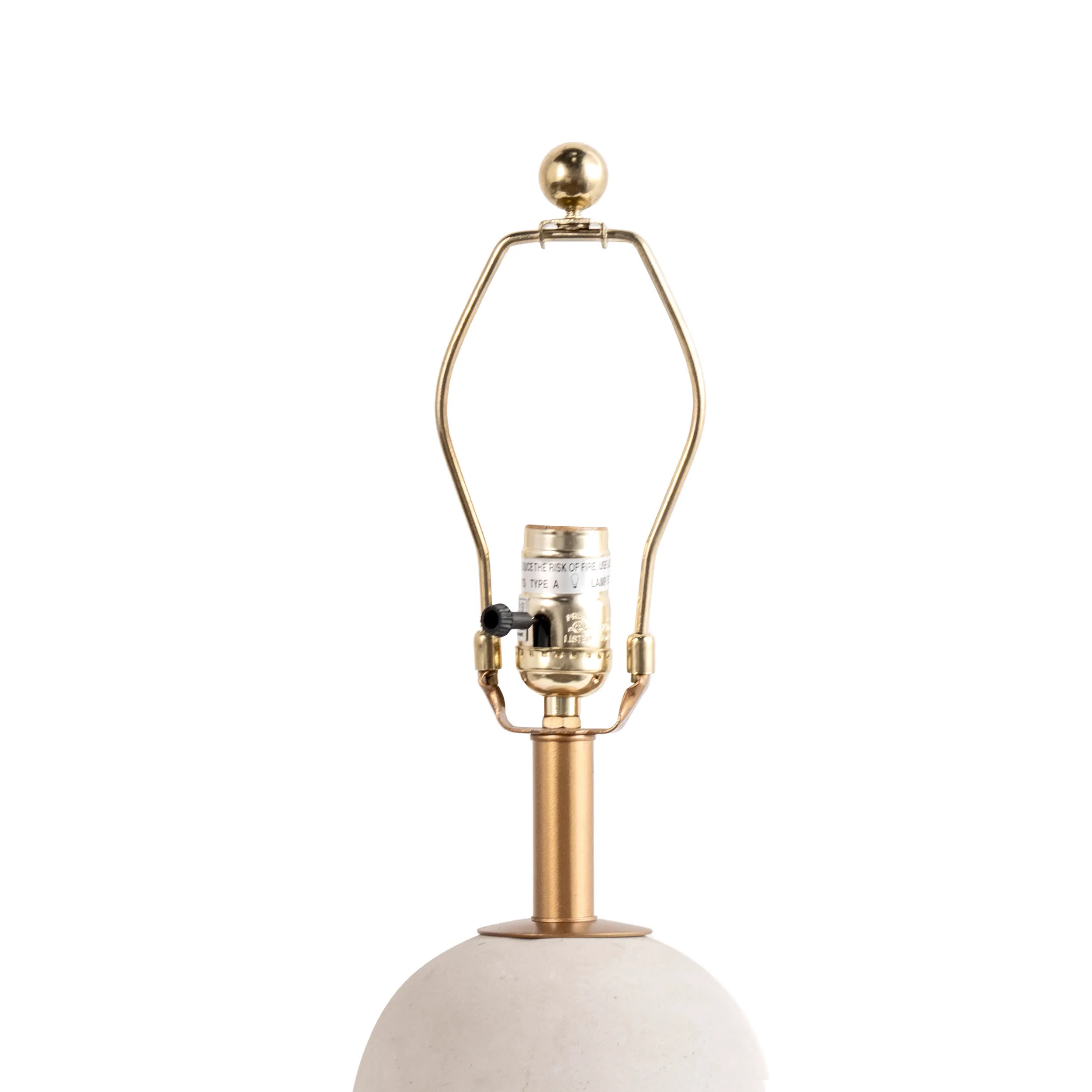 25-inch Natalie Concrete Table Lamp | Grey - Image 5