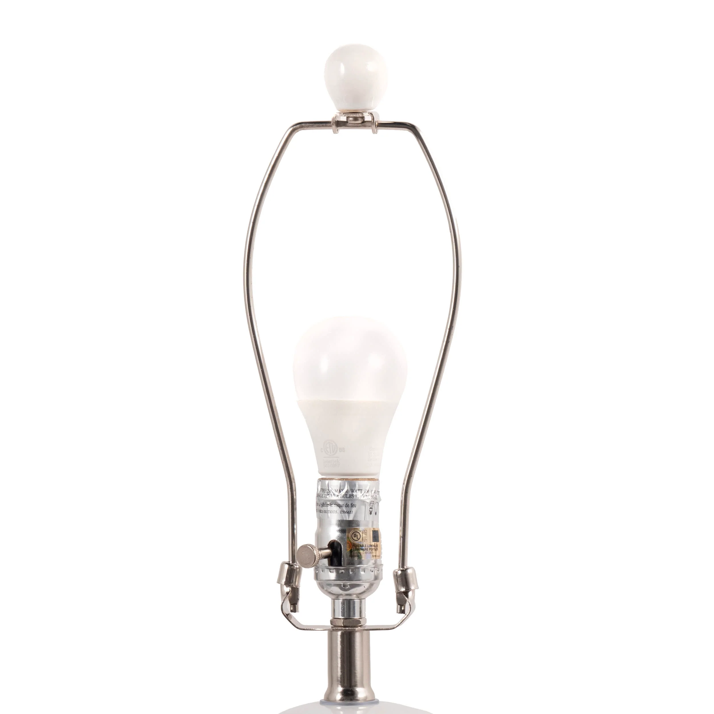 26-Inch Lydia Ceramic Table Lamp | White - Image 5