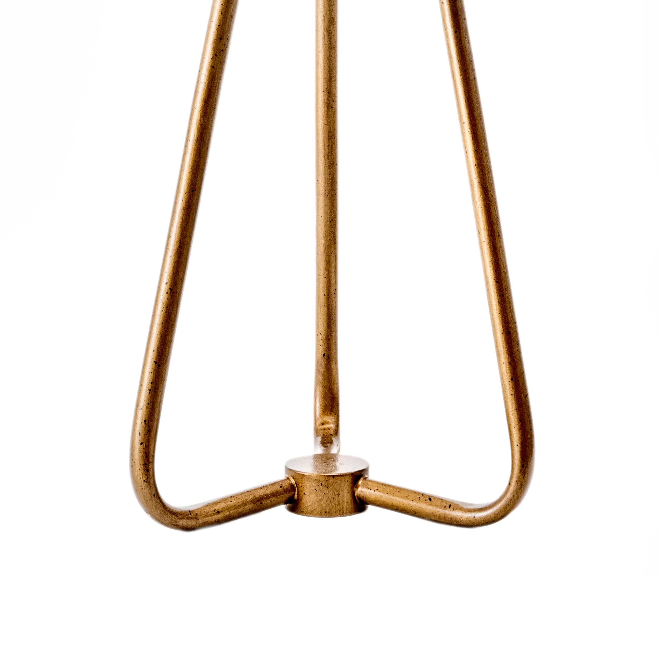 26-inch Metal Industrial Tripod Table Lamp | Brass - Image 3