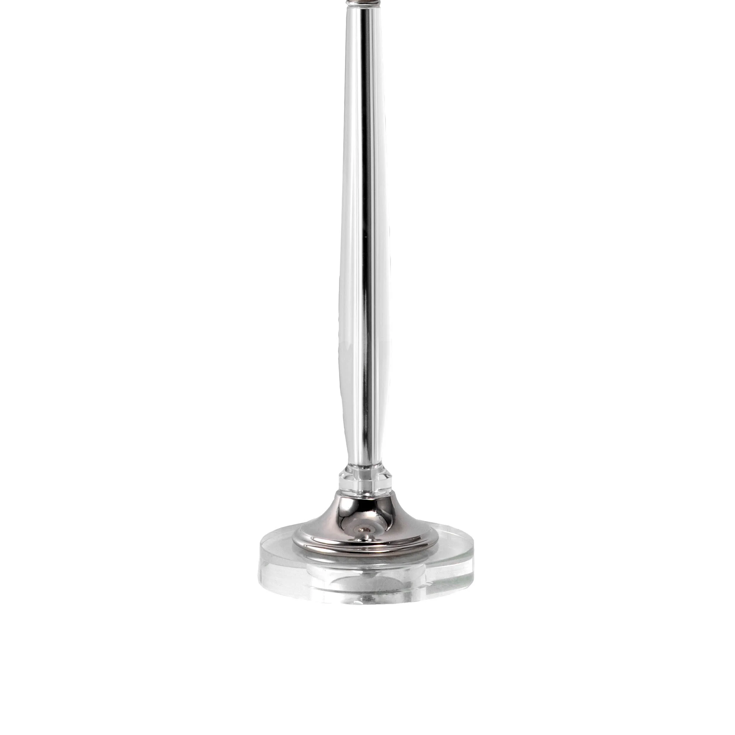 28-inch Slim Crystal Obelisk Table Lamp | Clear - Image 3