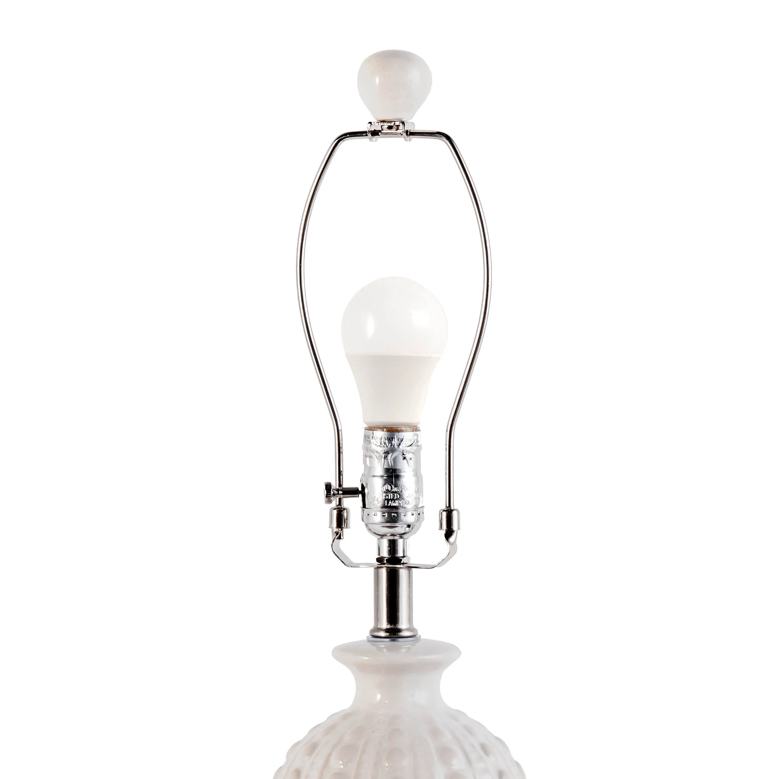 30-inch Polona Ceramic Table Lamp | Cream - Image 8