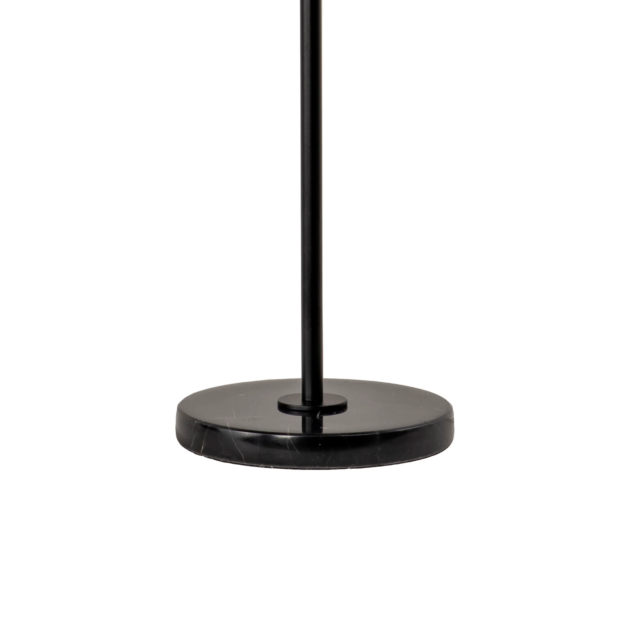 38-inch Iron Torchiere Industrial Table Lamp | Black - Image 3