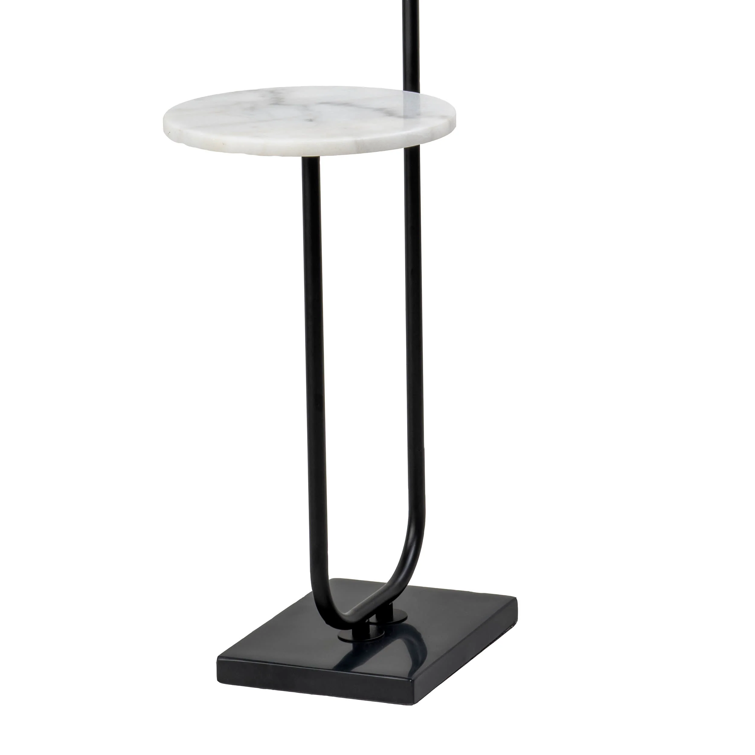 60-inch Iron Modern Shelf Floor Lamp | Black - Image 3
