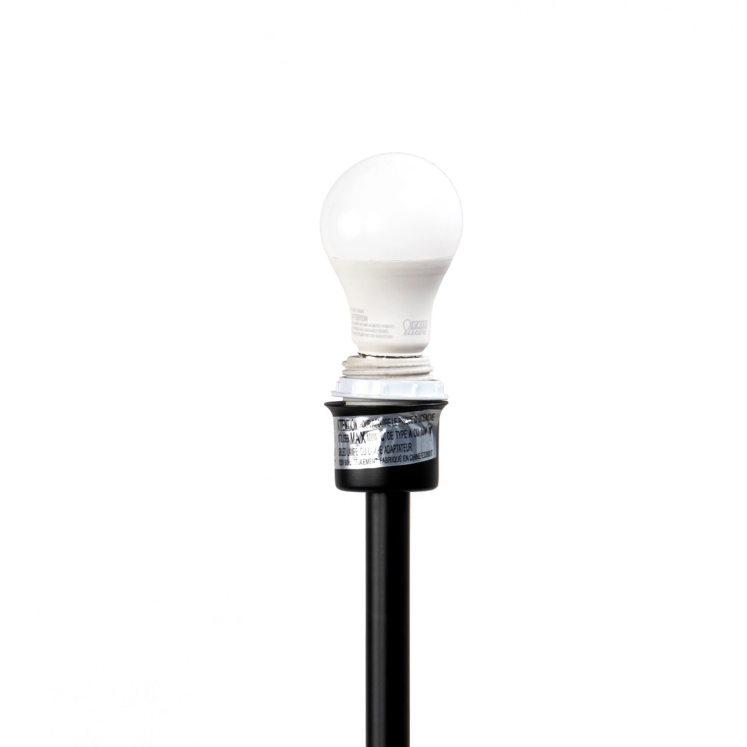 60-inch Iron Modern Shelf Floor Lamp | Black - Image 5