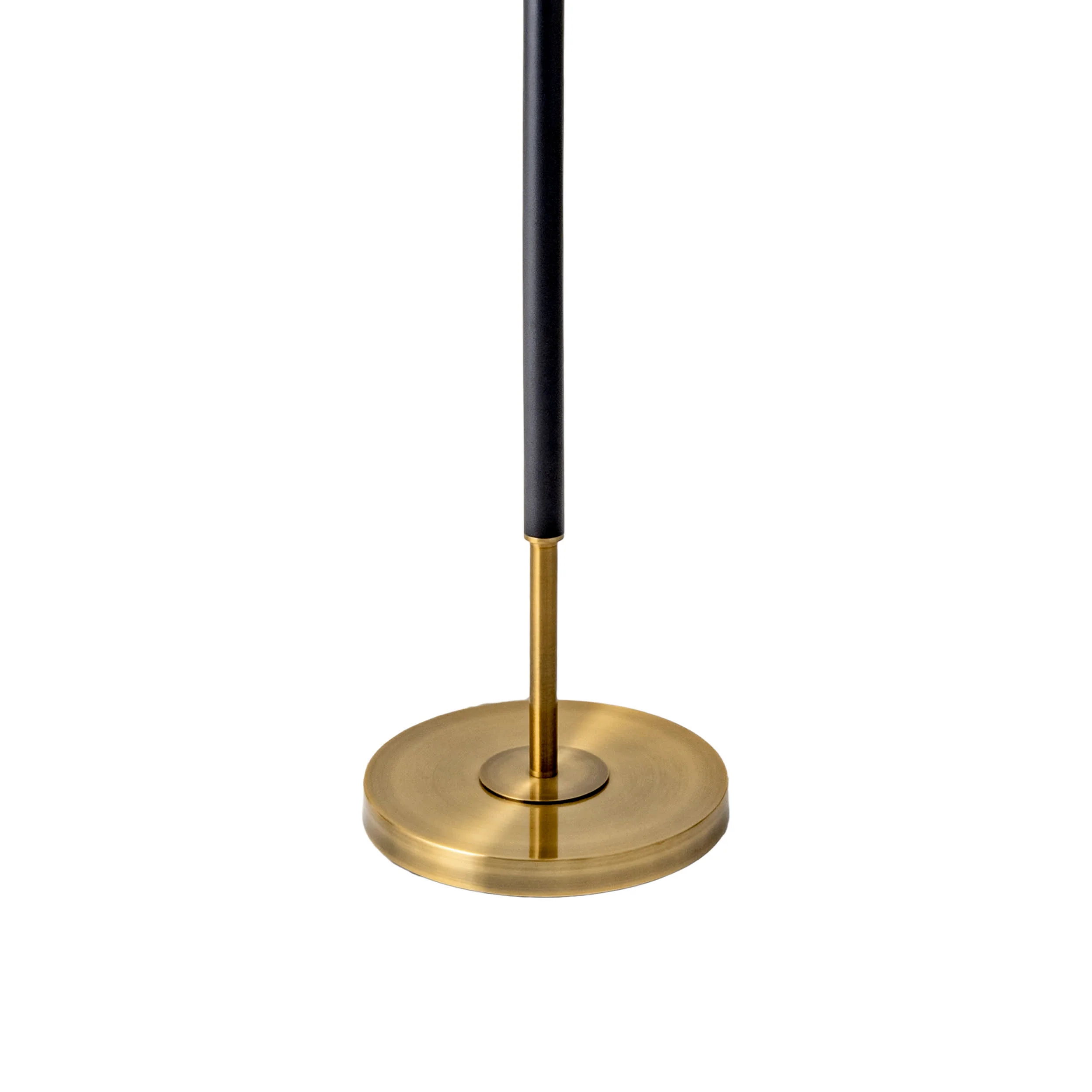 61-inch Coated Metal Pole Floor Lamp | Black - Image 3