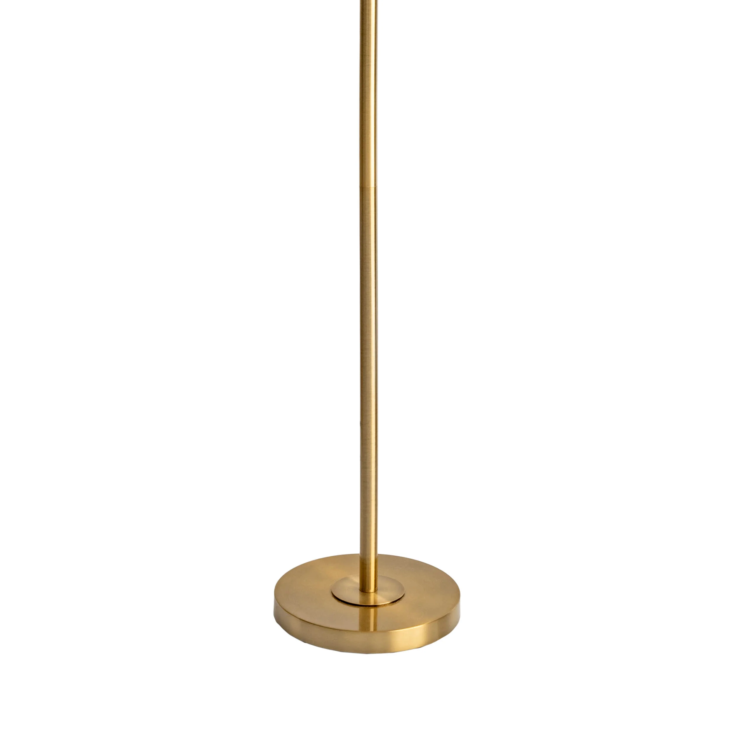 63-inch Marble Pearl Metal Staff Floor Lamp | Gold - Image 3