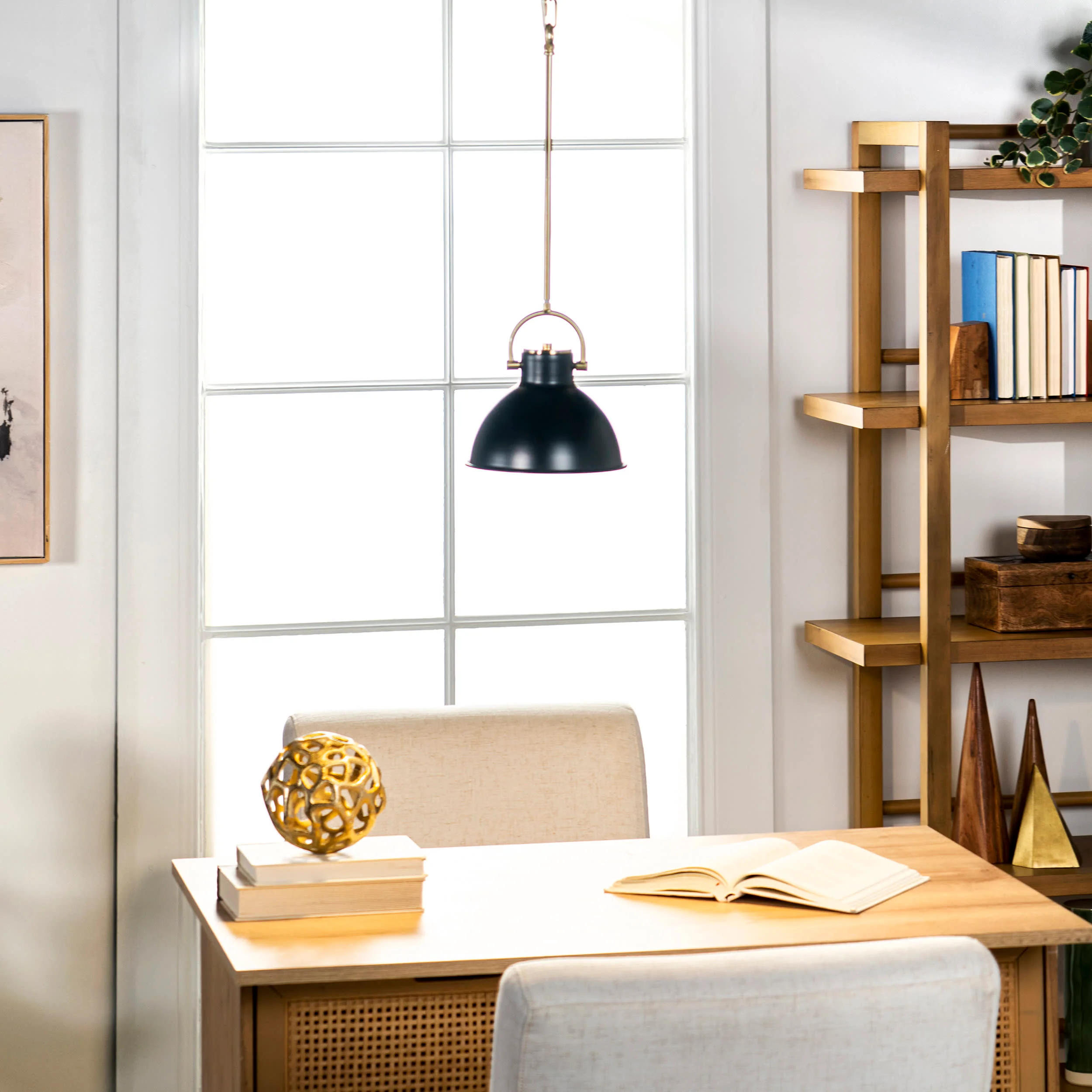83-inch Steel Bell Pendant Lamp | Black - Image 2