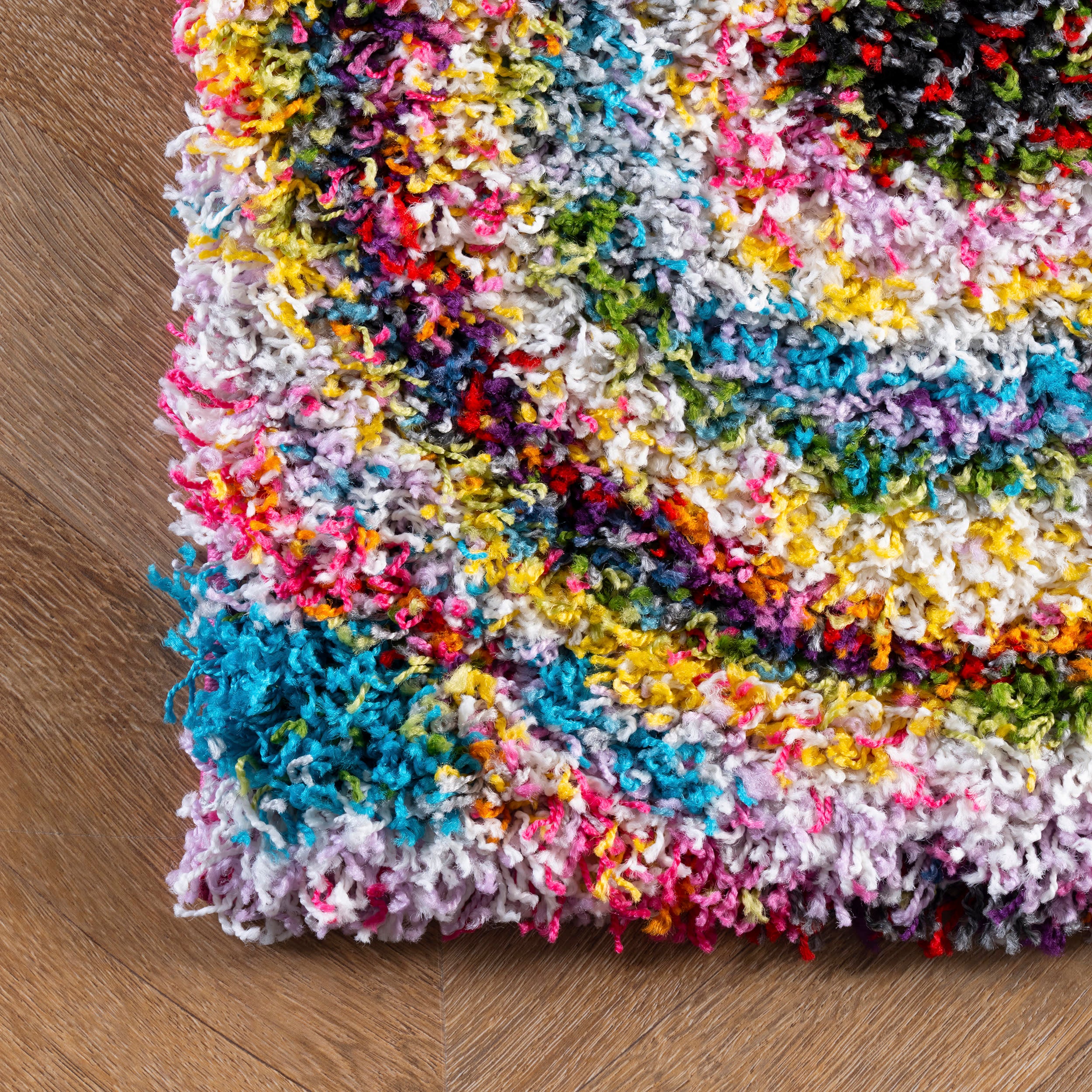 Abstract Circles Rug | Multicolor - Image 3