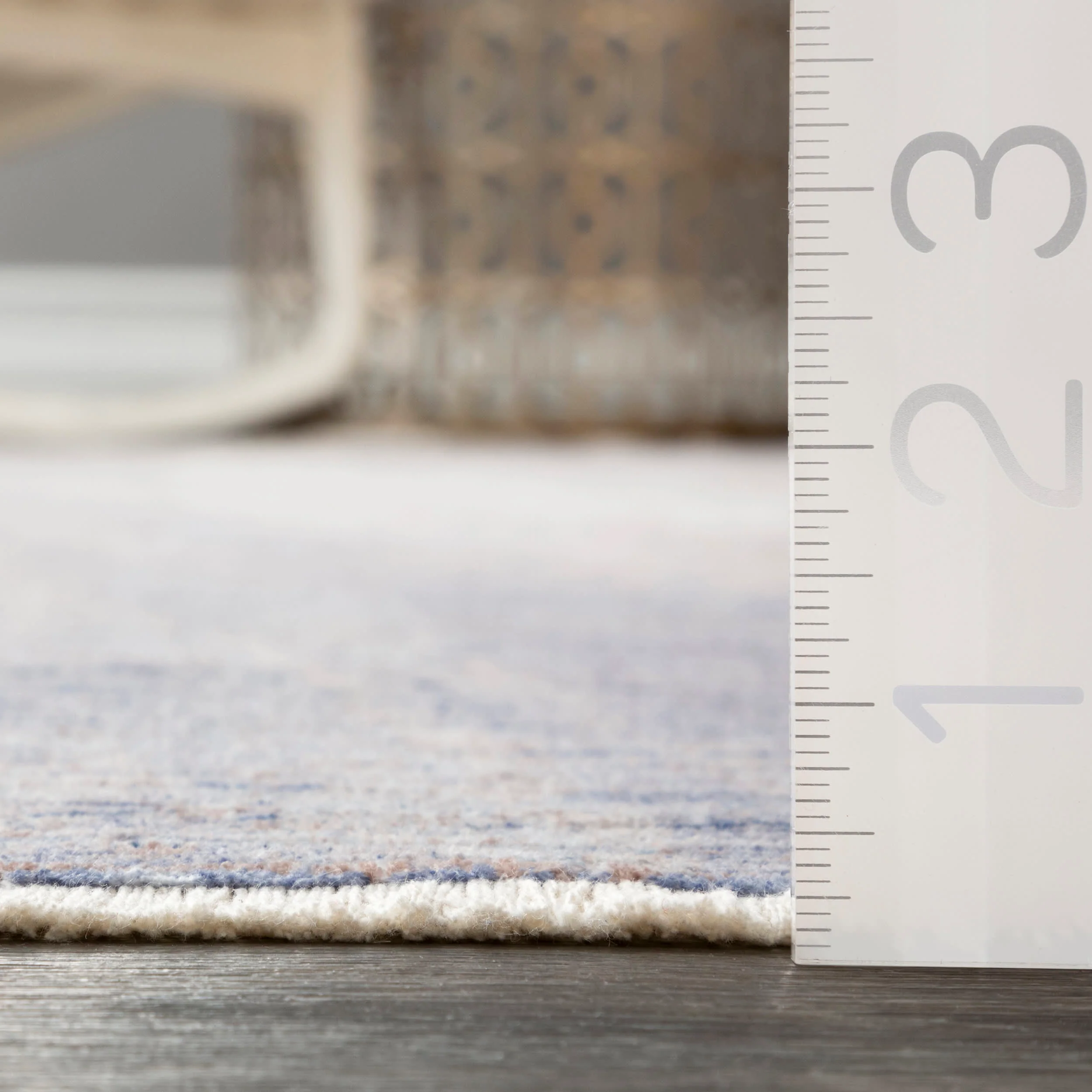 Abstract Dream Fringe Rug | Silver - Image 5