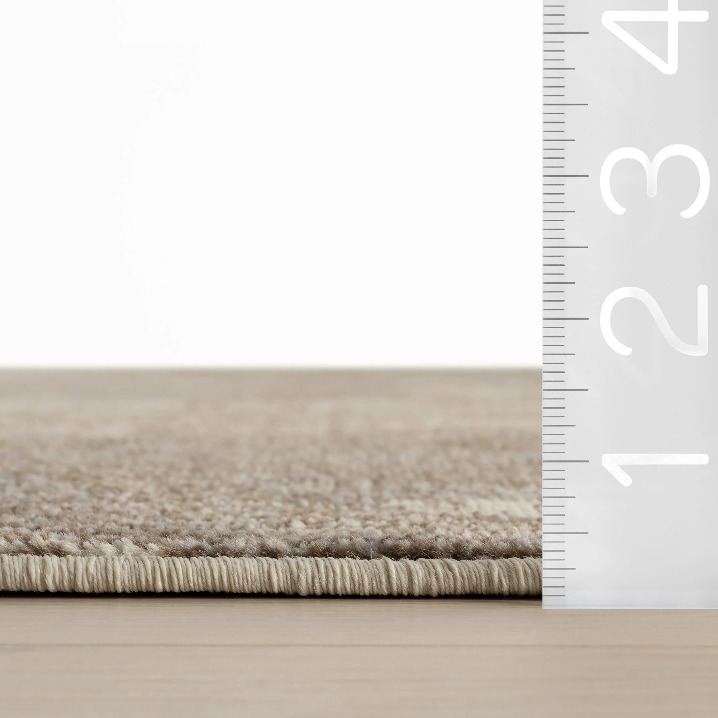 Abstract Floral Rug | Grey - Image 6