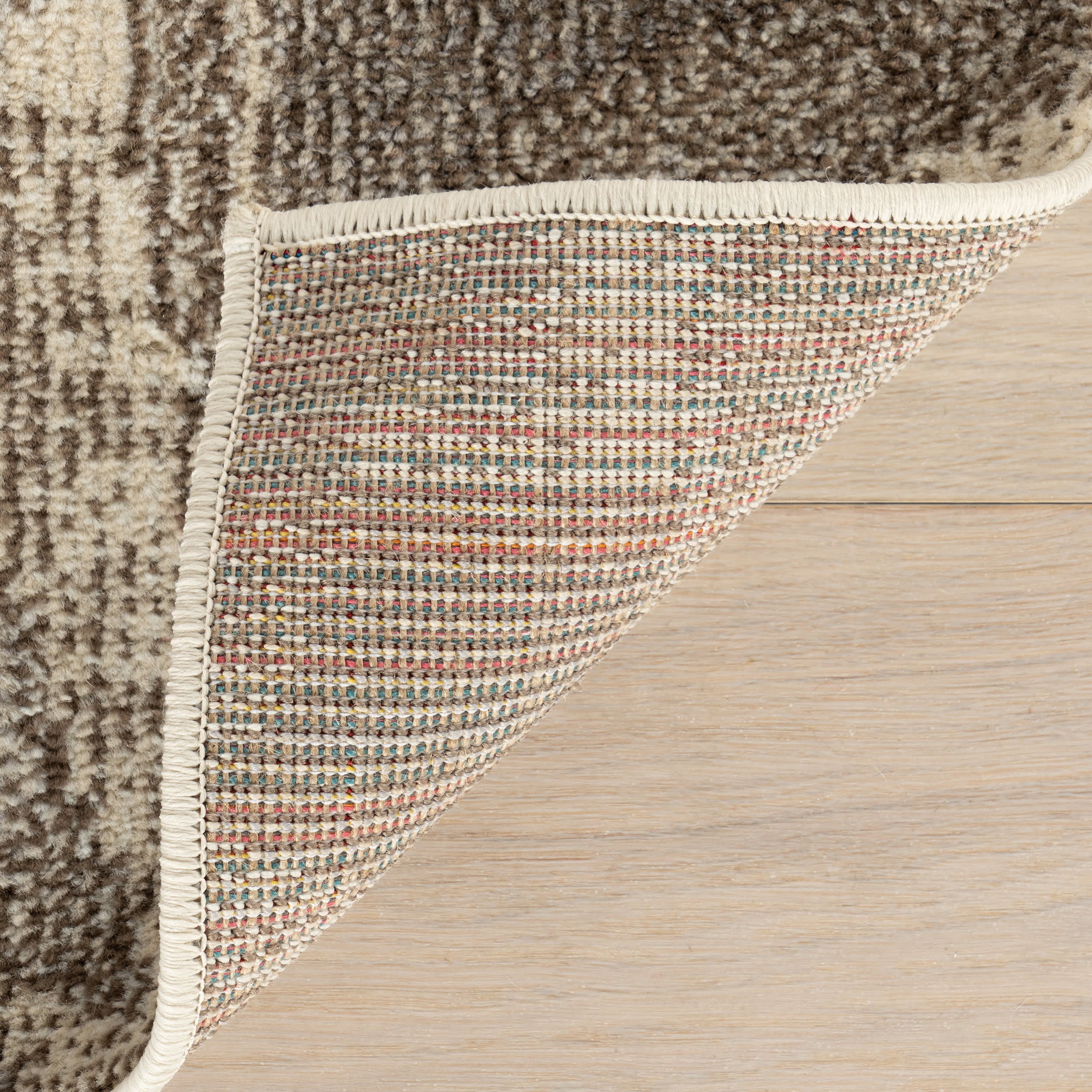 Abstract Floral Rug | Grey - Image 8
