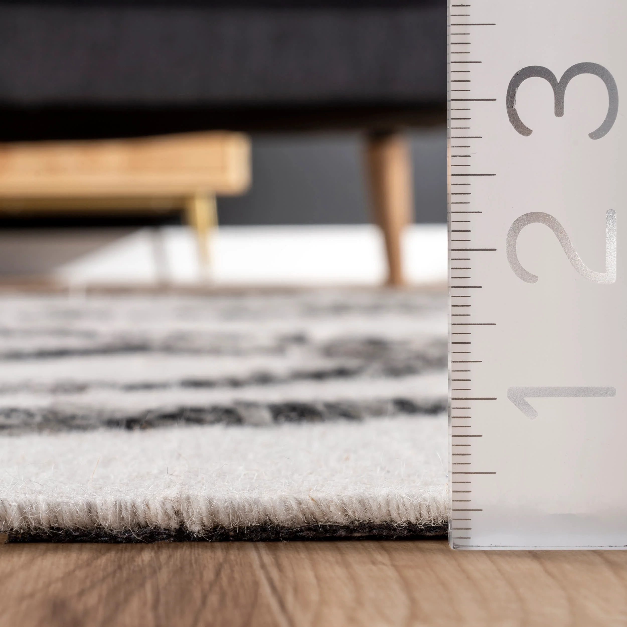 Abstract Graphic Rug | Ivory - Image 5