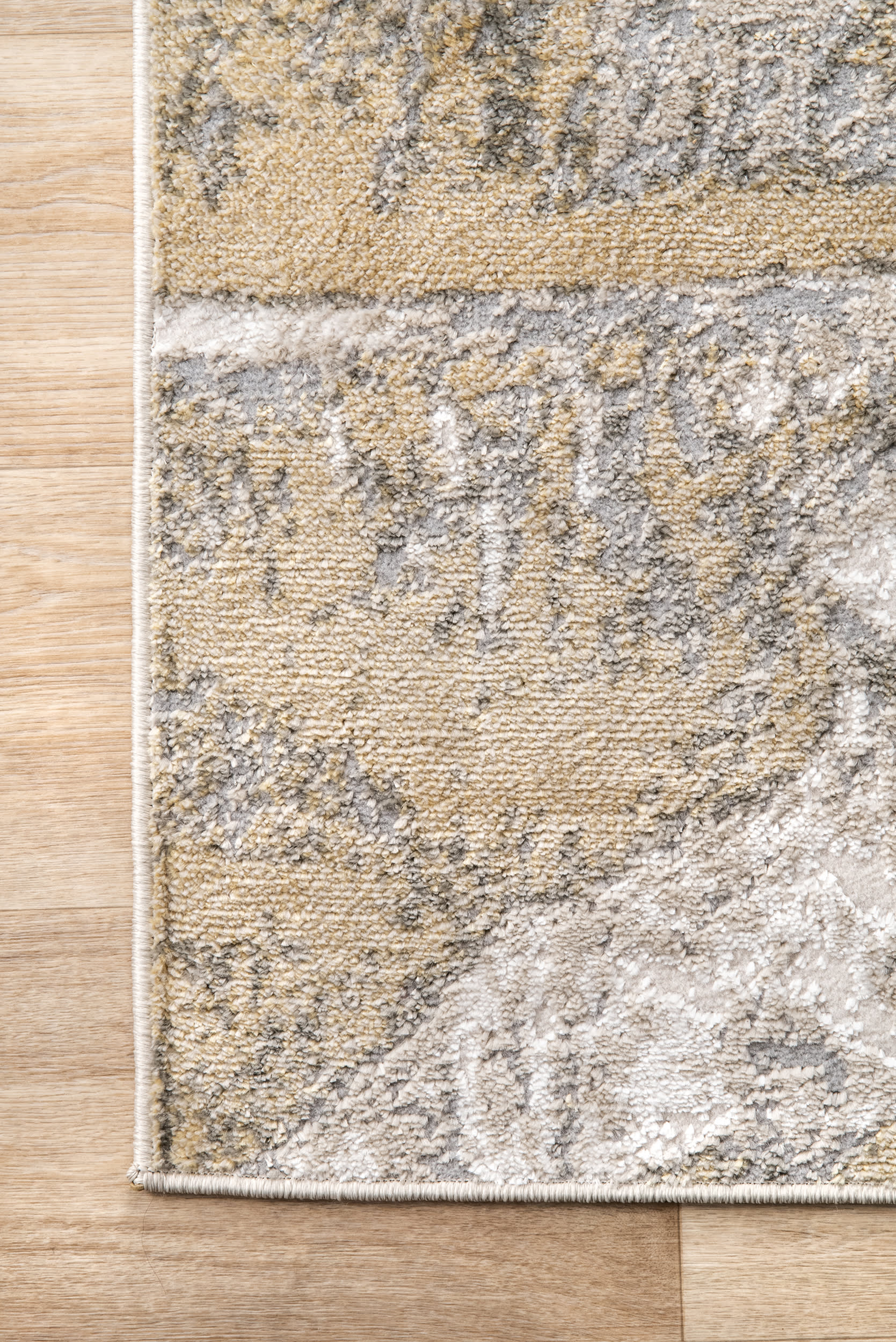 Abstract Mural Rug | Gold - Image 3