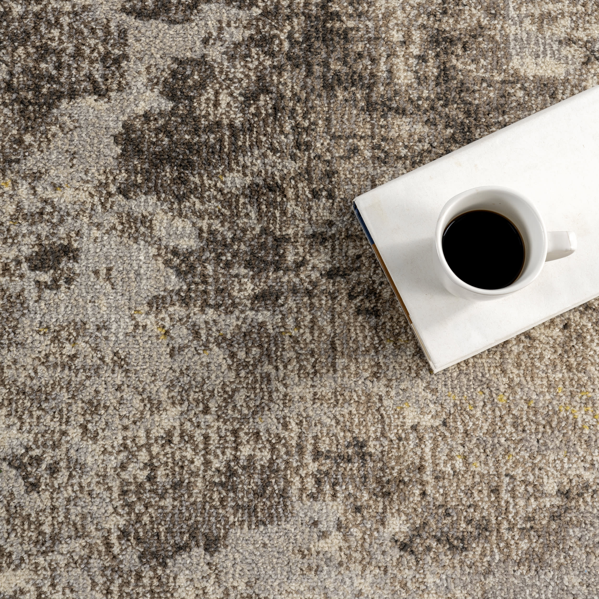 Abstract Nebula Rug | Beige - Image 8