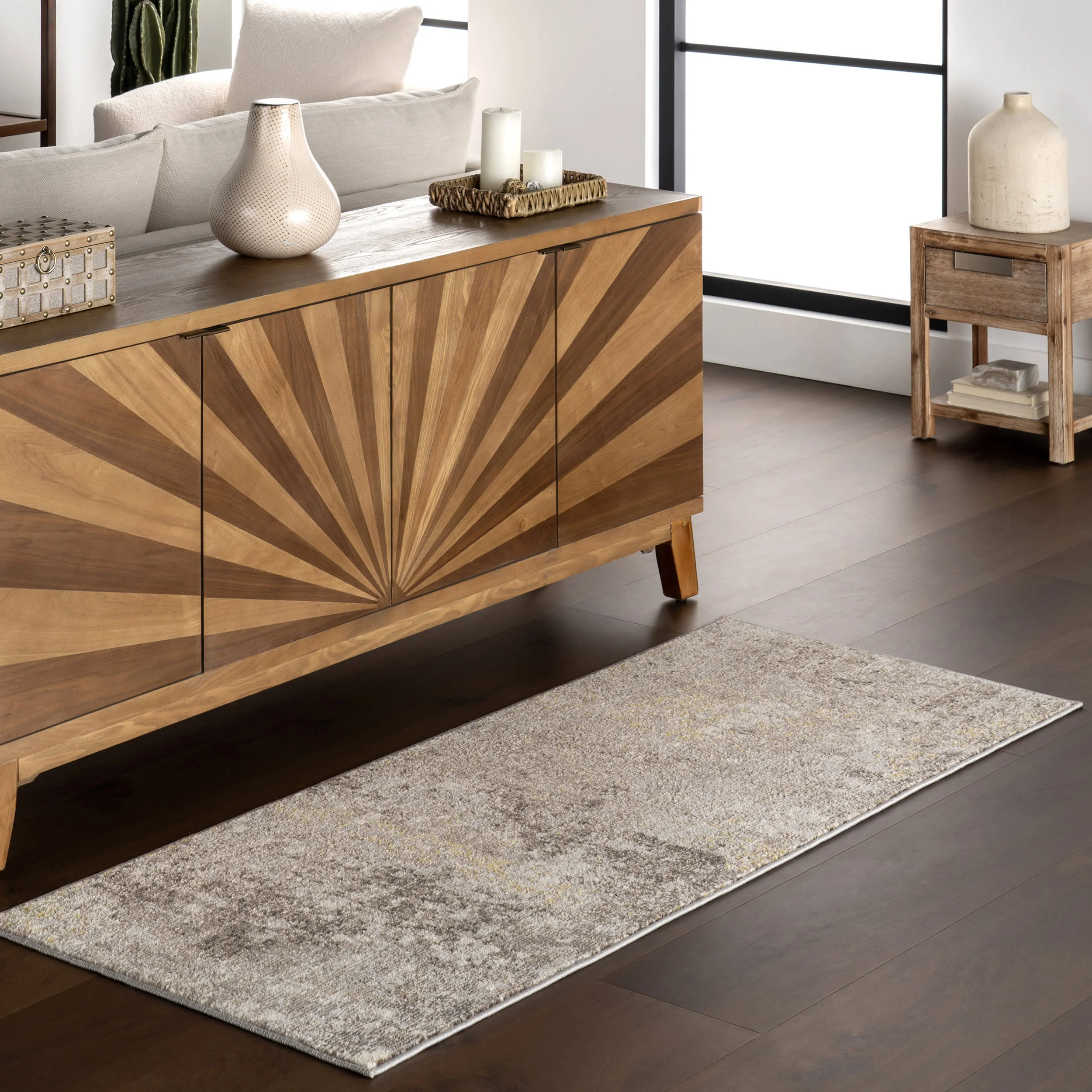 Abstract Nebula Rug | Beige - Image 2