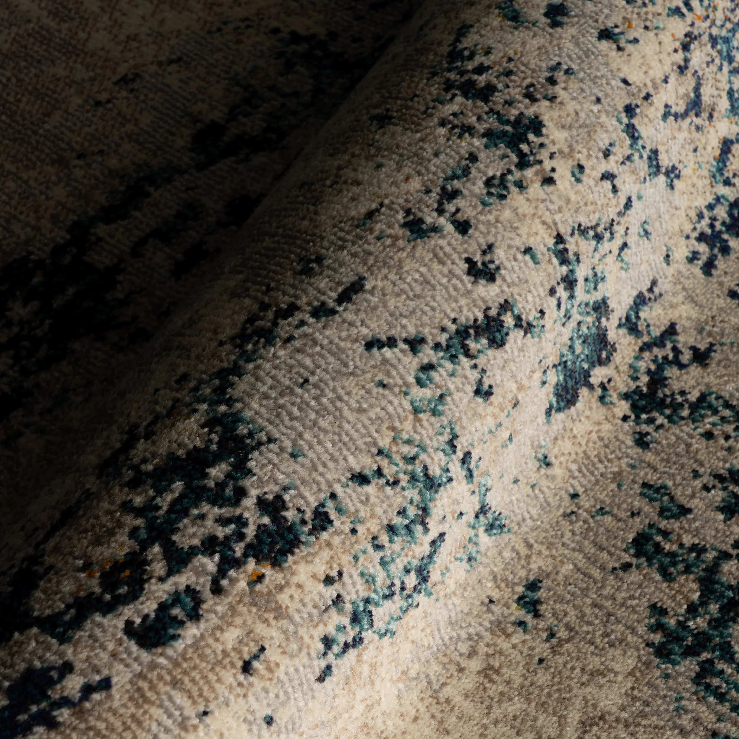 Abstract Nebula Rug | Blue - Image 3