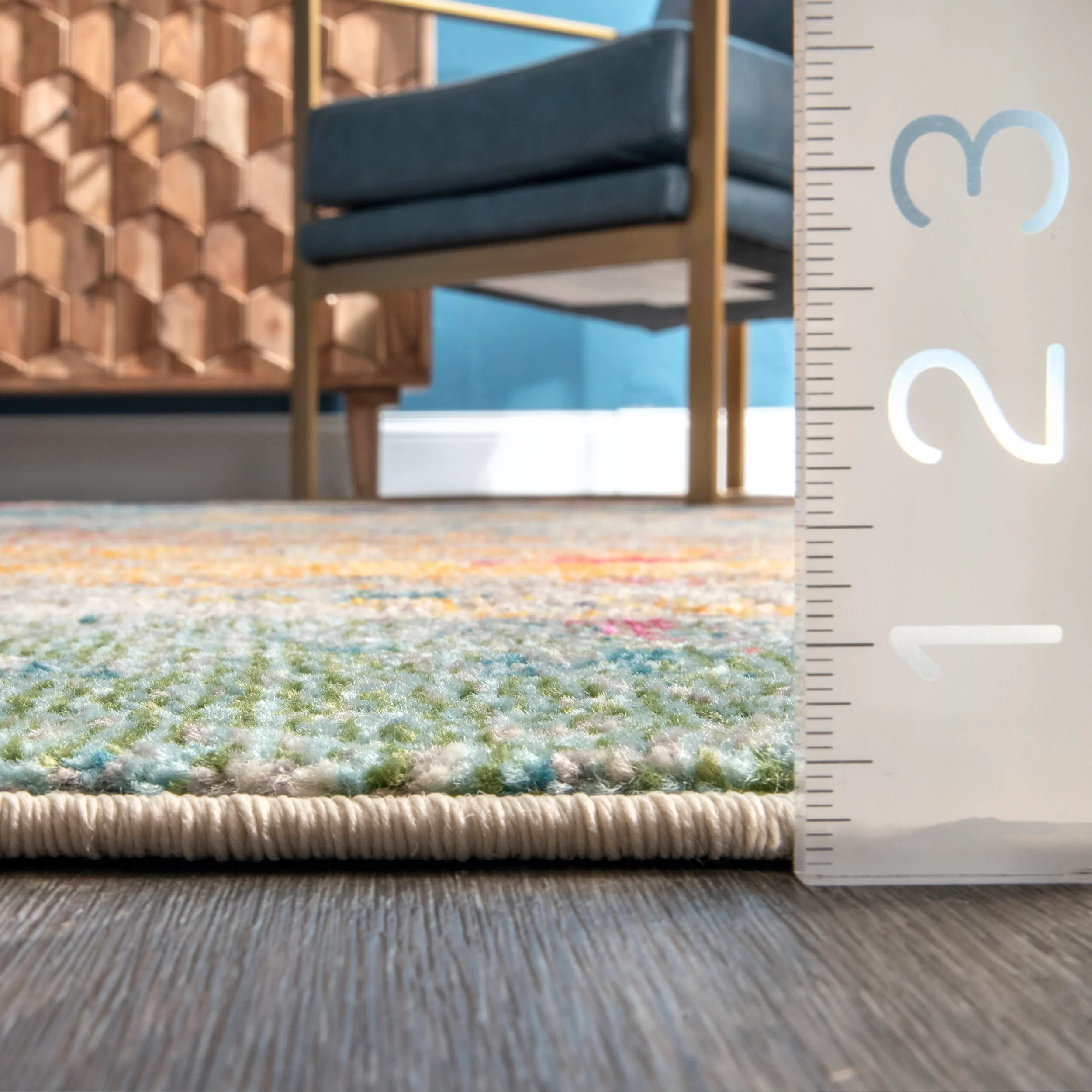 Abstract Nebula Rug | Multicolor - Image 4