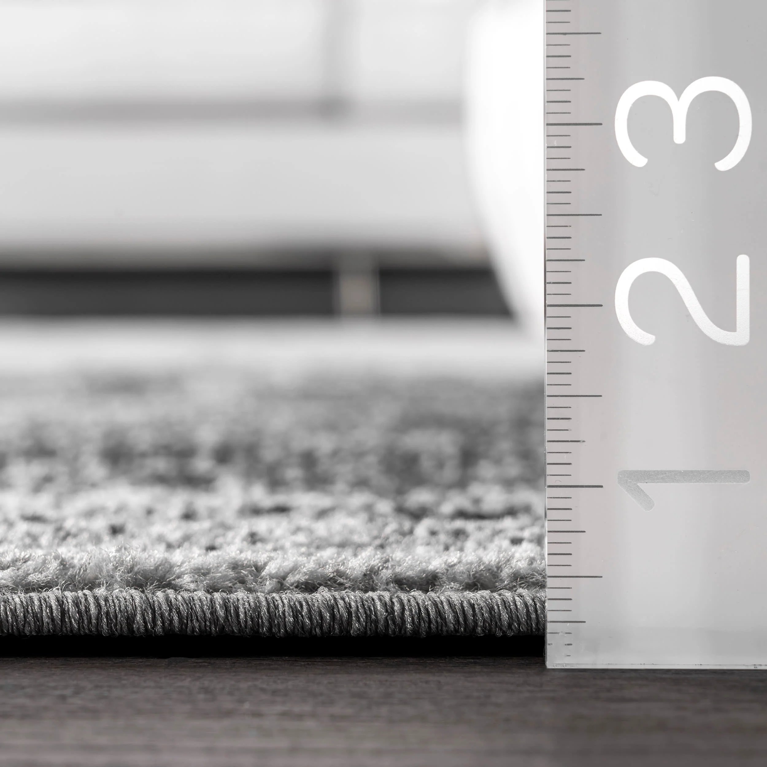 Abstract Rainfall Rug | Black - Image 5
