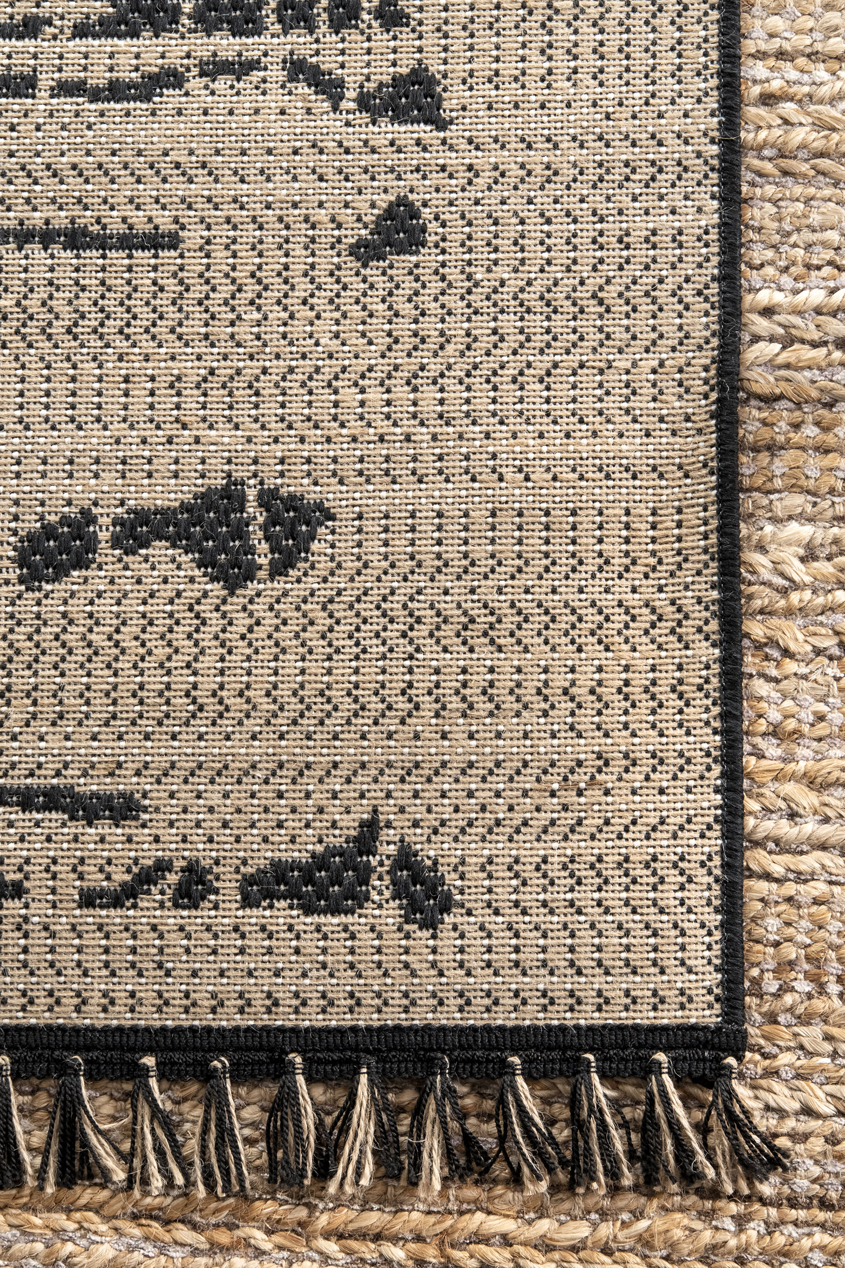 Abstract Treasure Rug | Black - Image 3