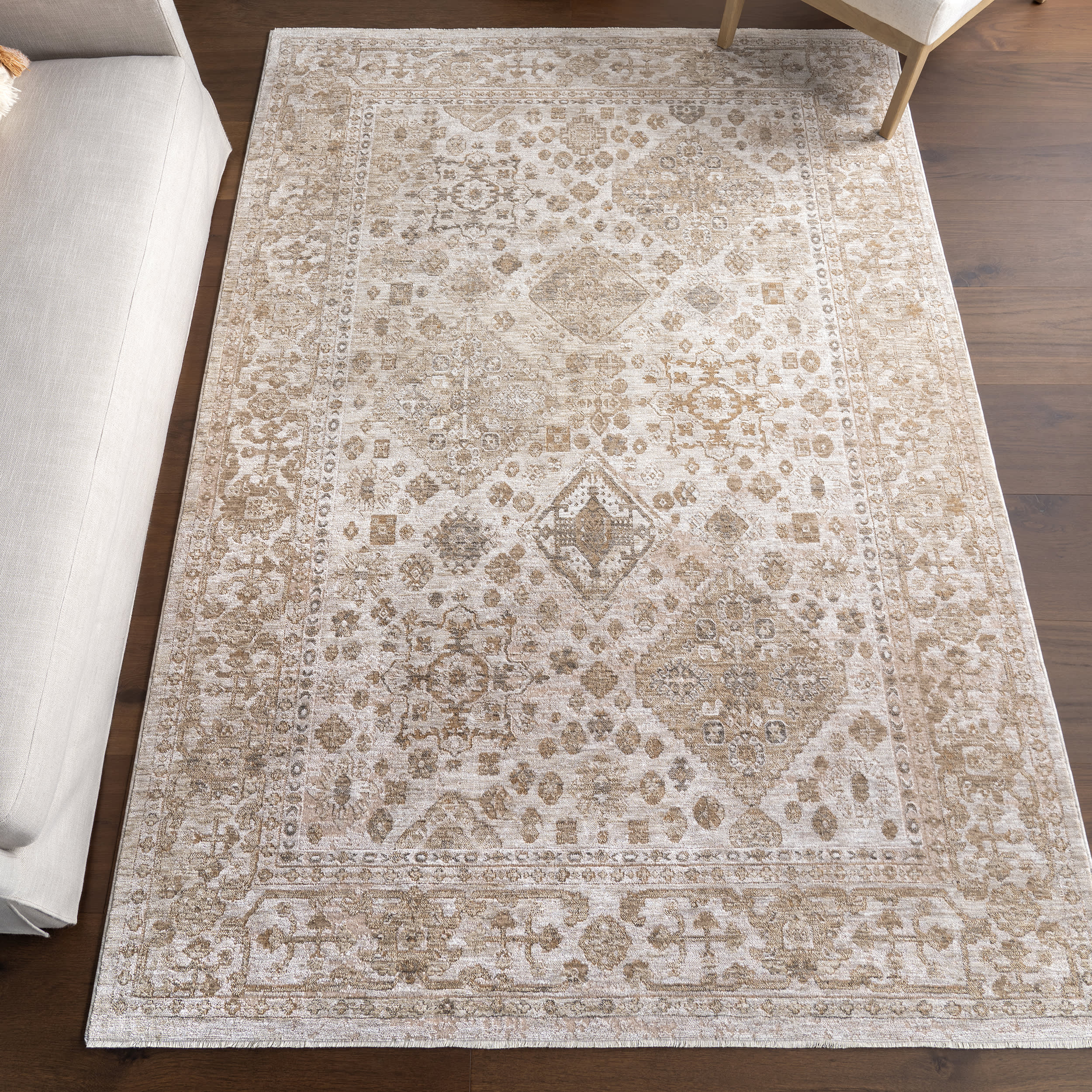 Adah Vintage Rug | Taupe - Image 2