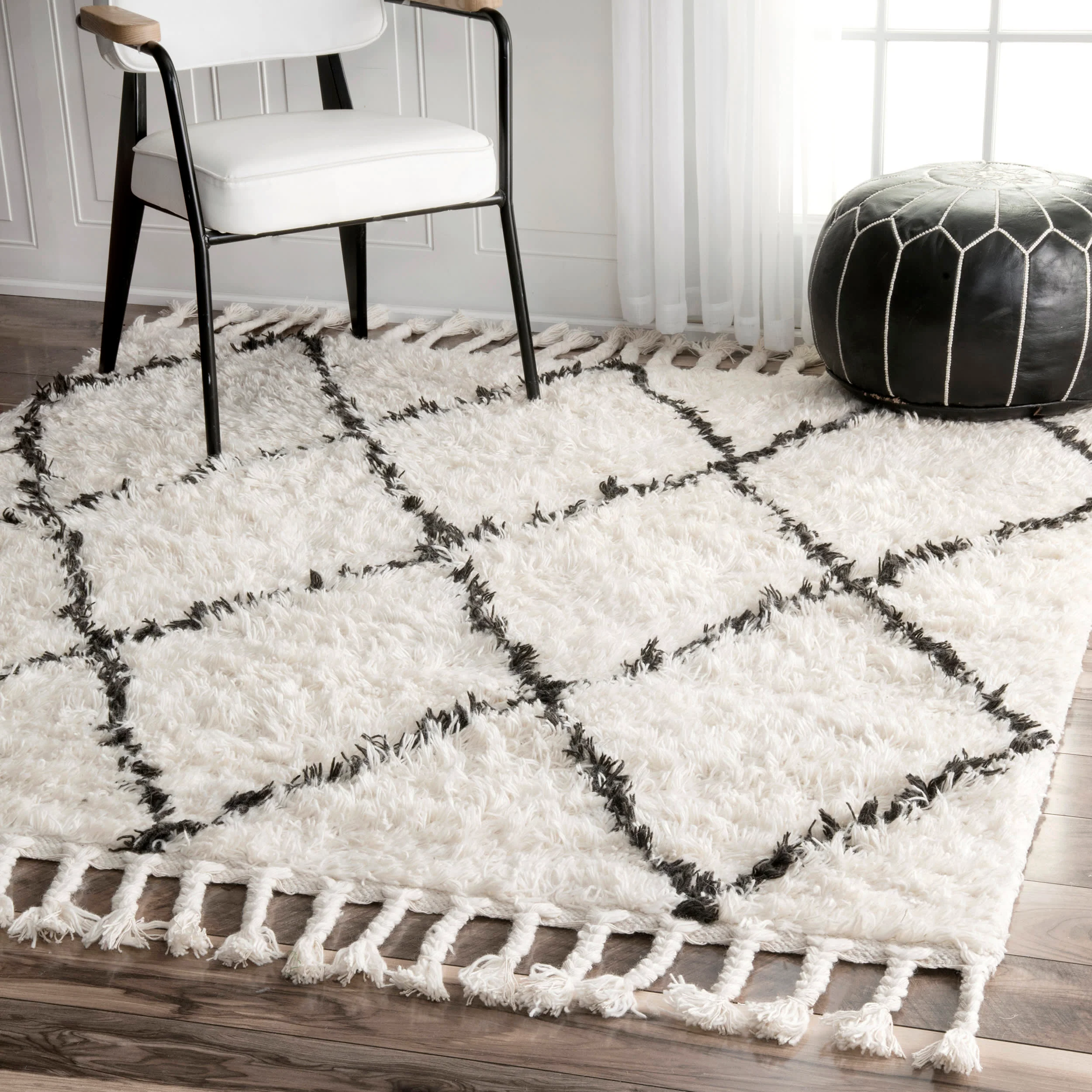 Adair Shag Rug | Natural - Image 2