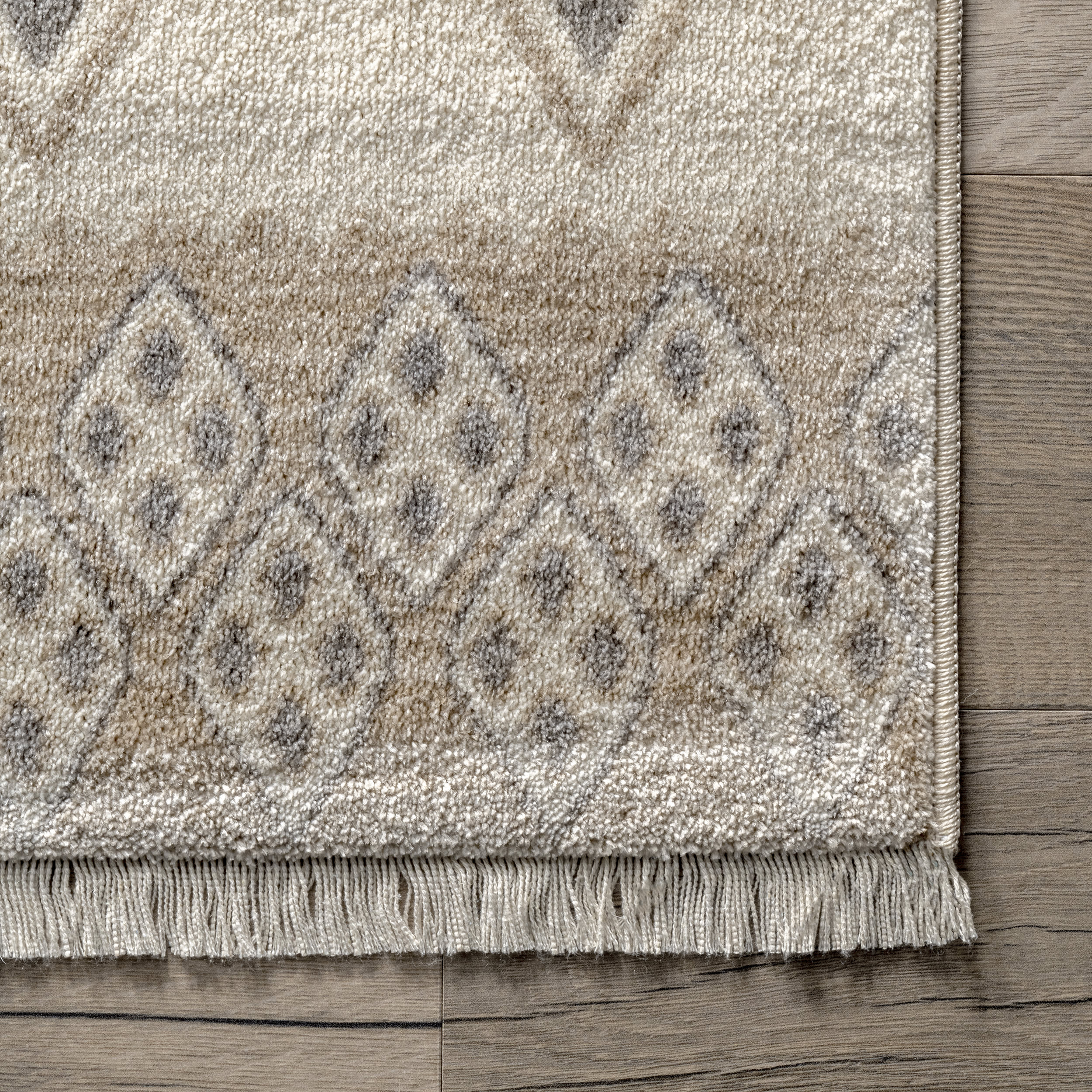 Adaline Vintage Mosaic Rug | Beige - Image 3