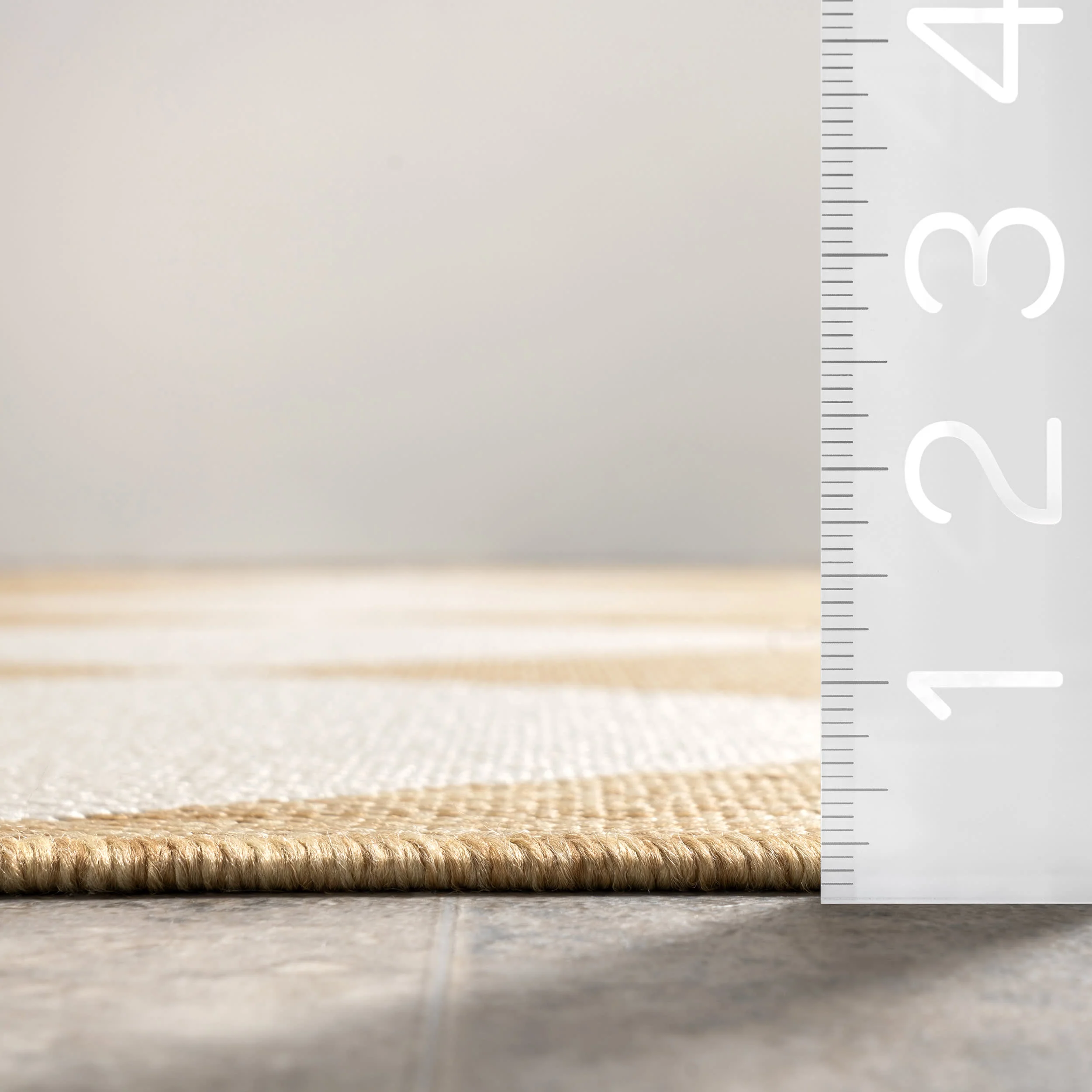 Adelaide Harlequin Indoor/Outdoor Rug | Tan - Image 6