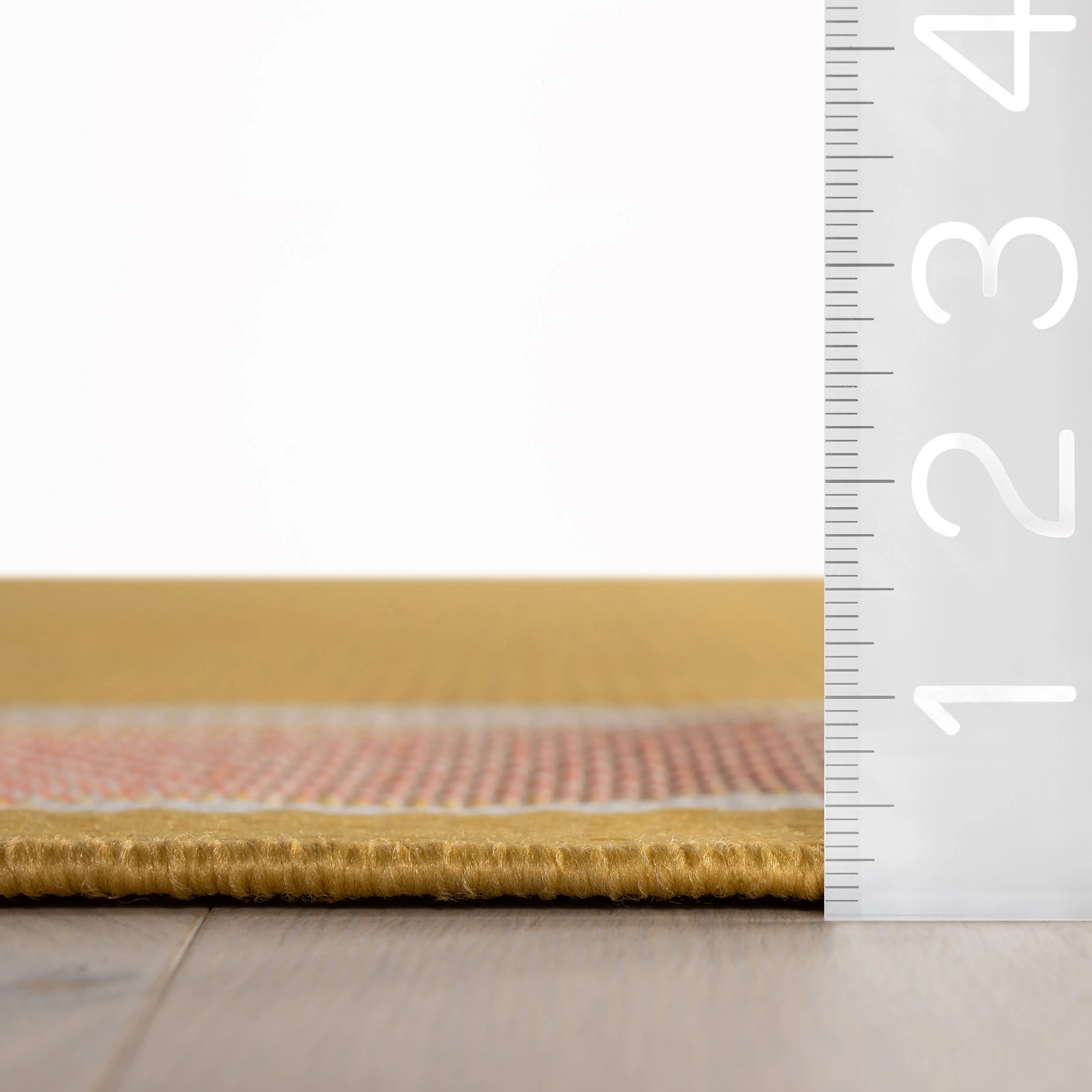 Aeli Modern Bordered Indoor/Outdoor Rug | Yellow - Image 6