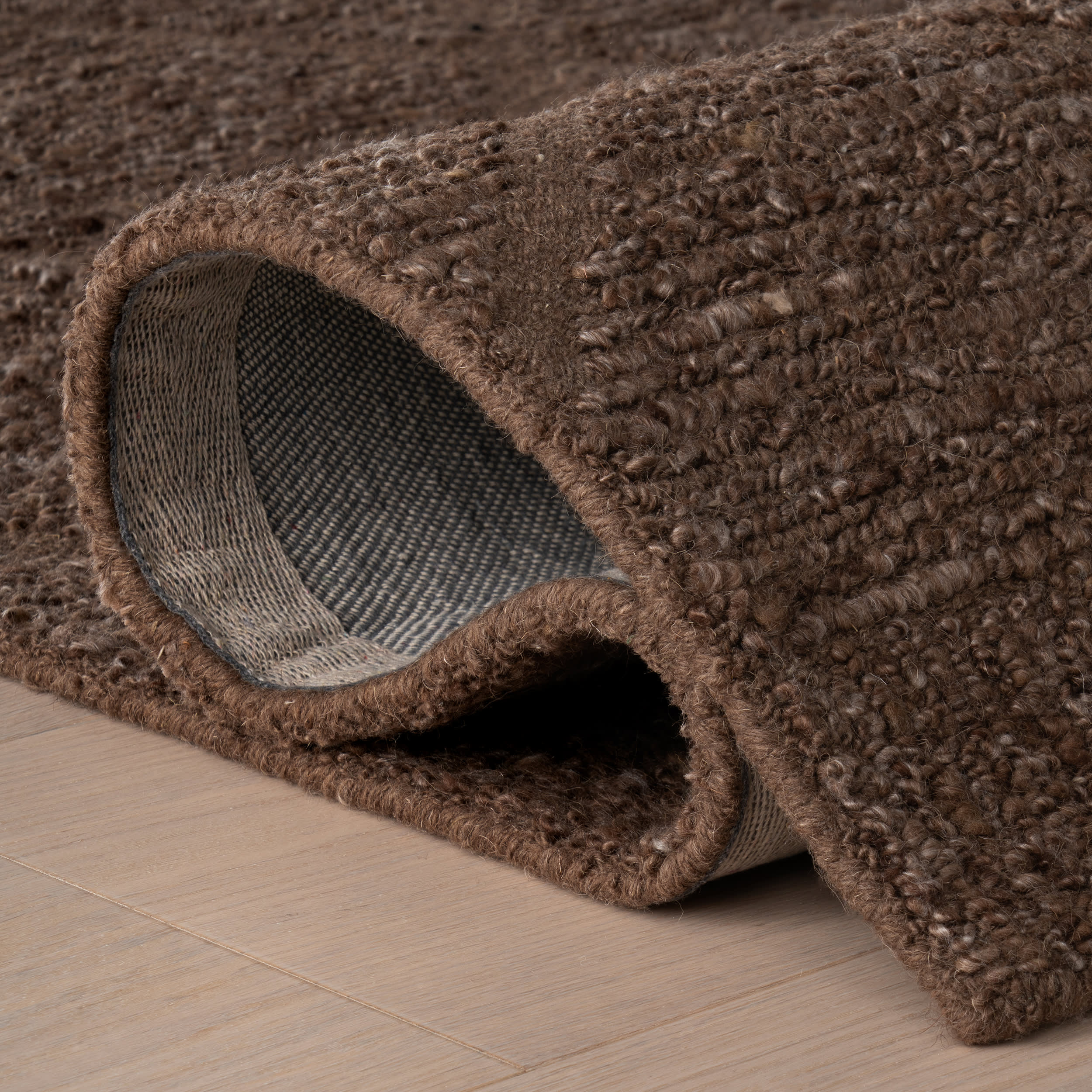 Afra Trellis Bohemian Hand Tufted Wool Rug | Brown - Image 11