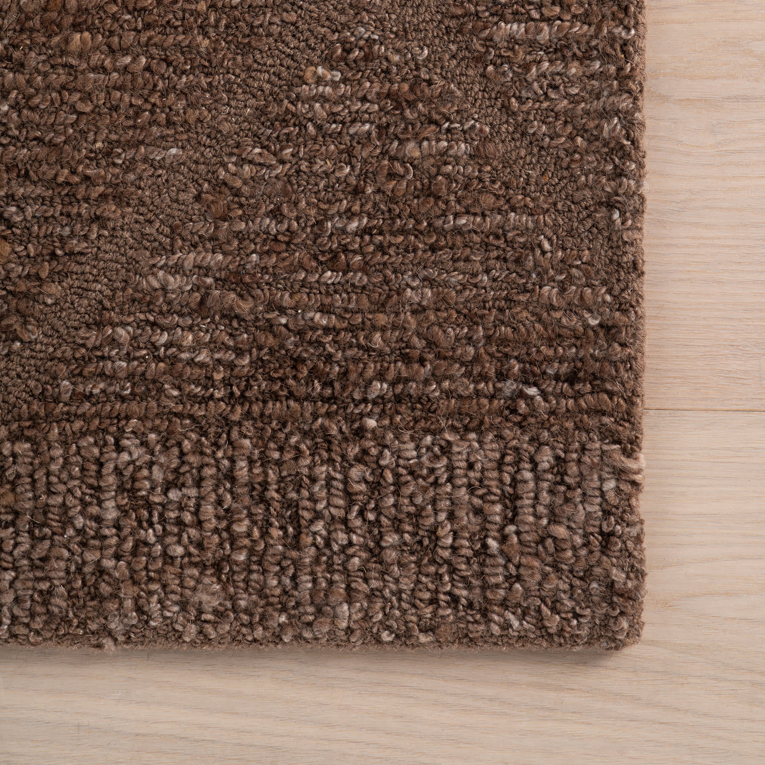 Afra Trellis Bohemian Hand Tufted Wool Rug | Brown - Image 4