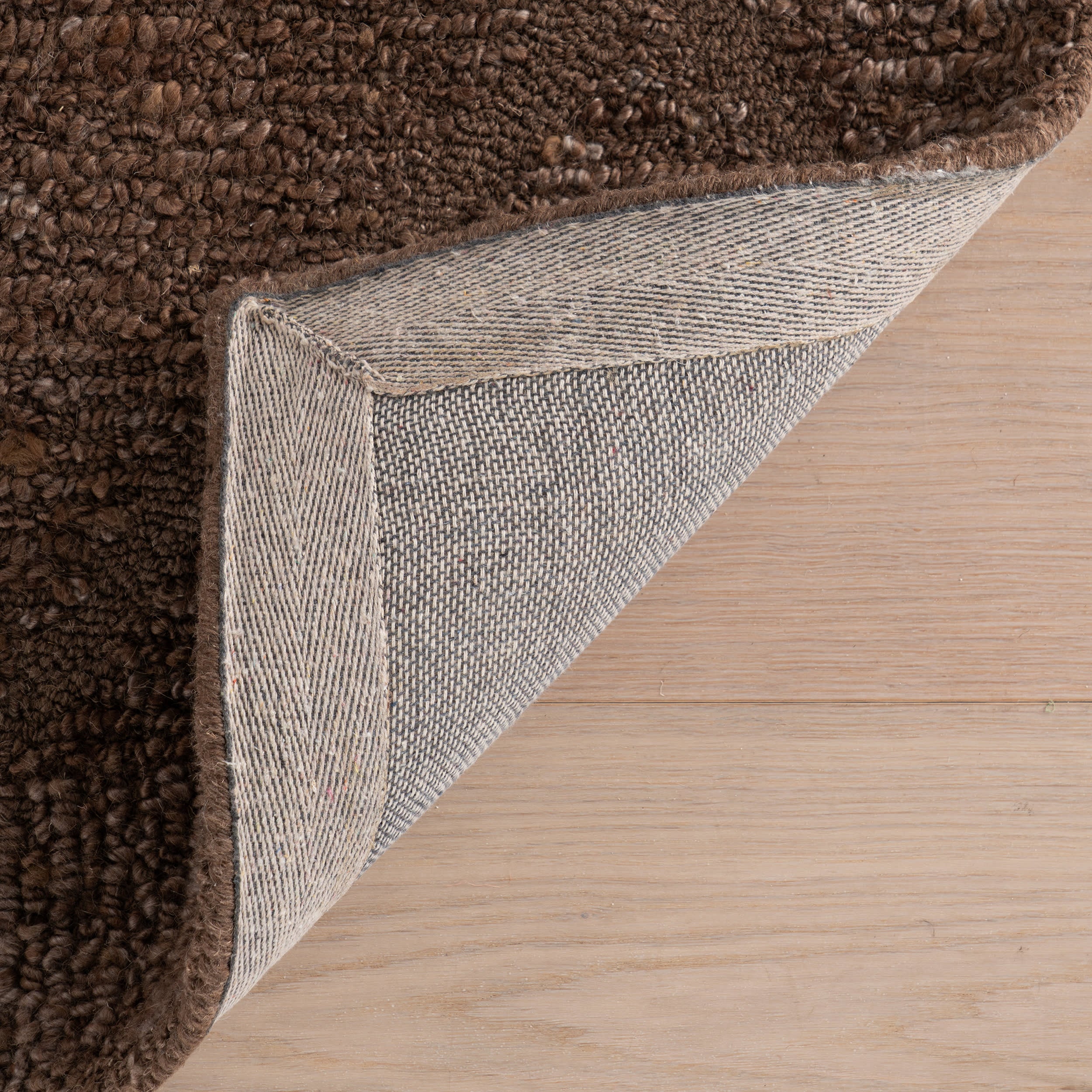Afra Trellis Bohemian Hand Tufted Wool Rug | Brown - Image 8