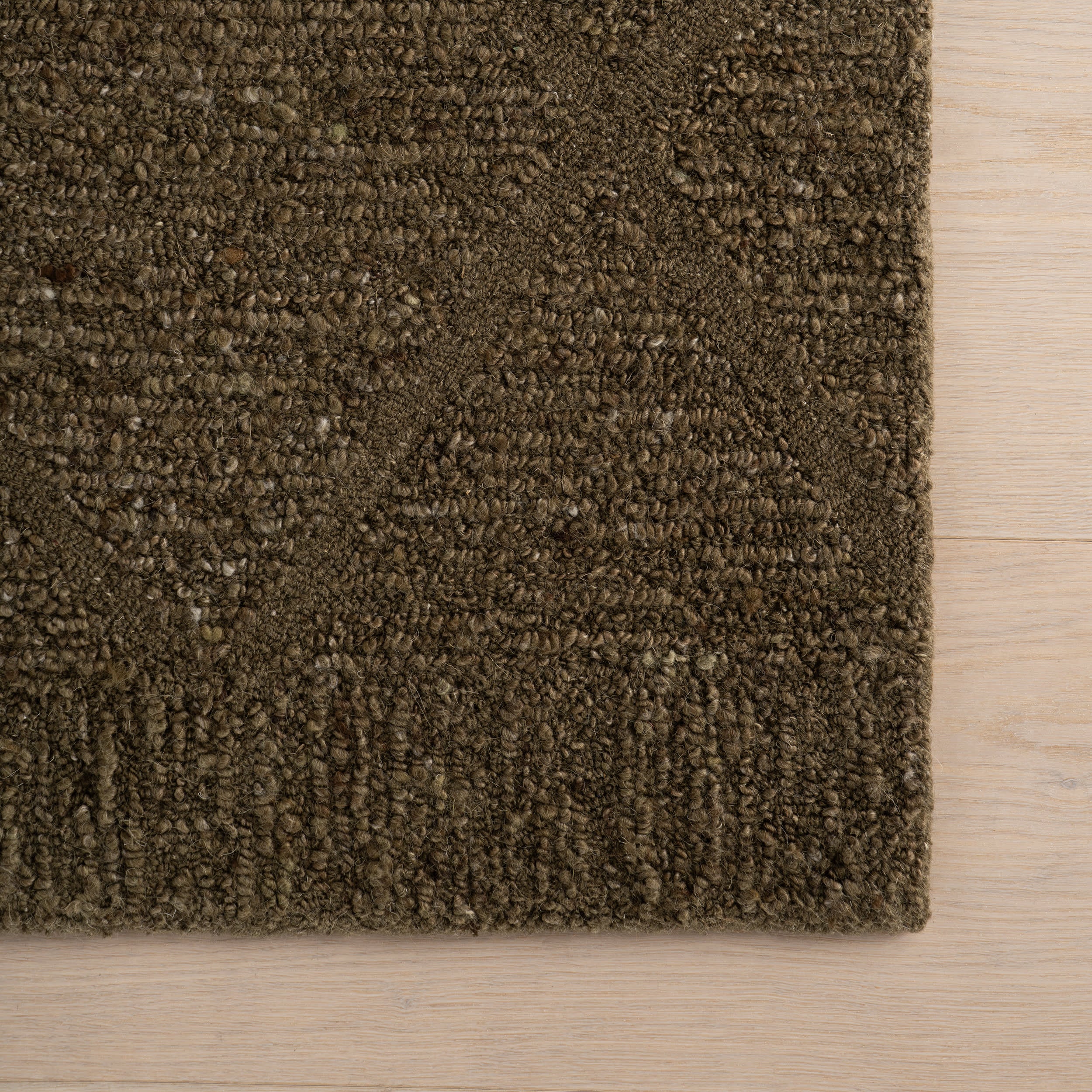 Afra Trellis Bohemian Hand Tufted Wool Rug | Green - Image 4