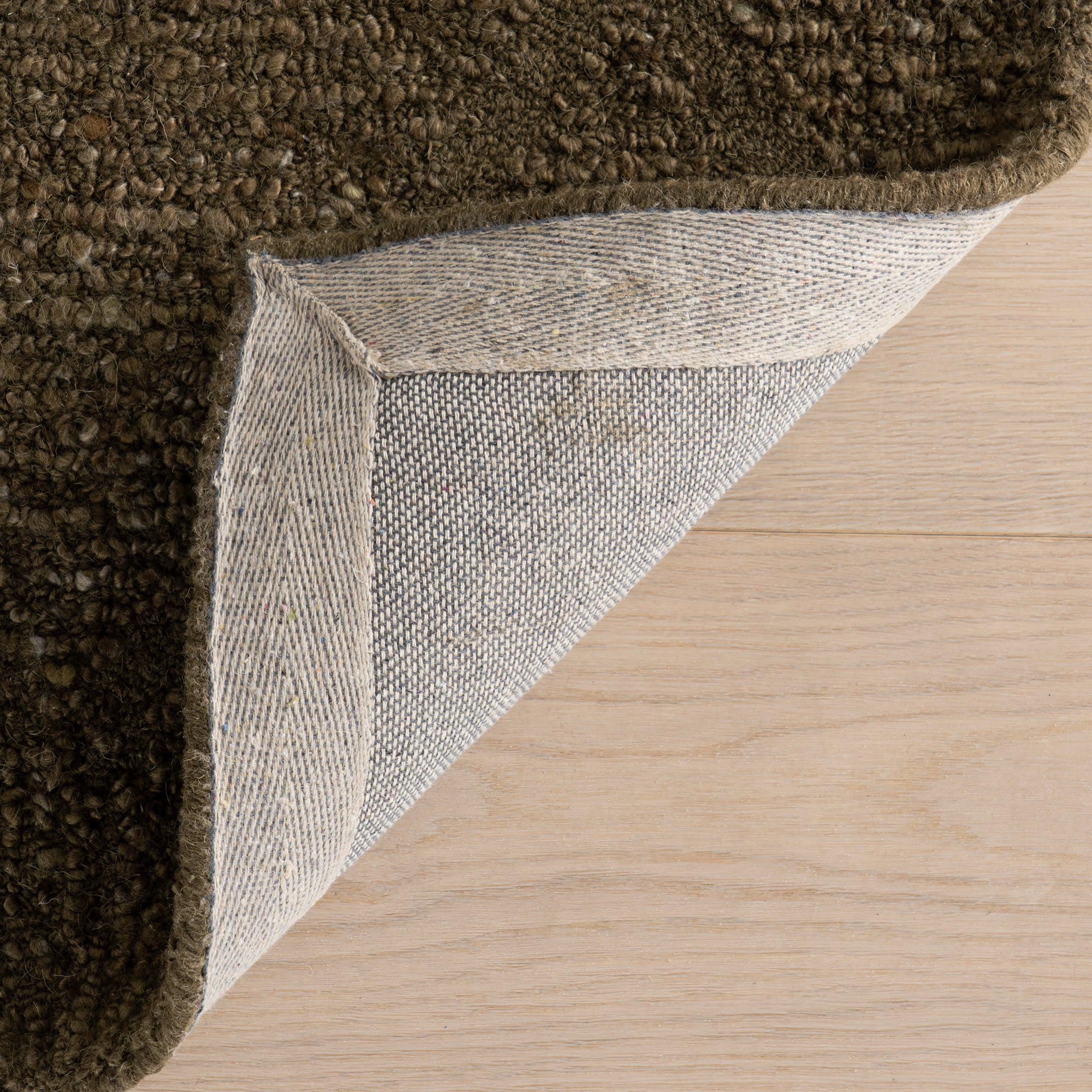 Afra Trellis Bohemian Hand Tufted Wool Rug | Green - Image 8