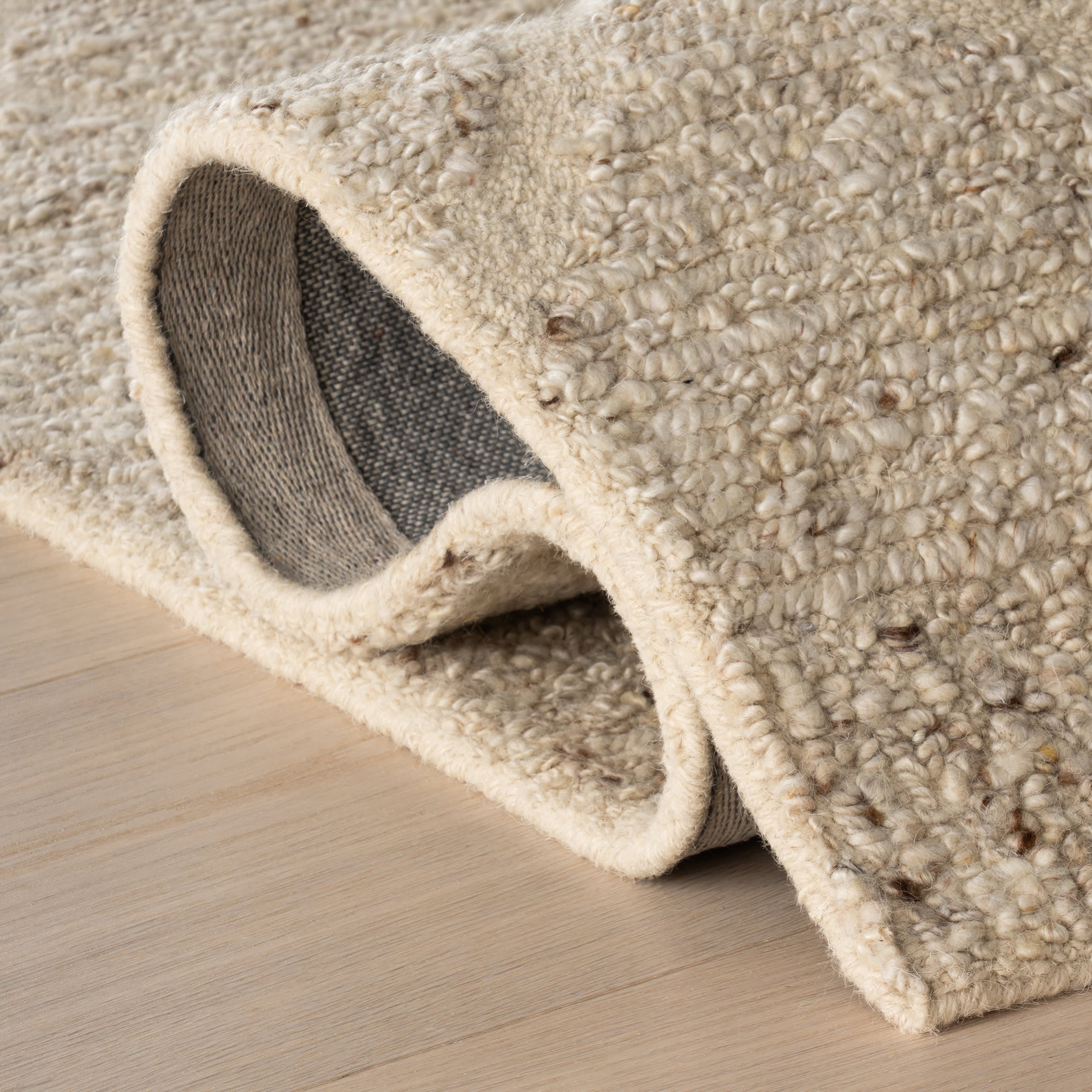 Afra Trellis Bohemian Hand Tufted Wool Rug | Sand - Image 11