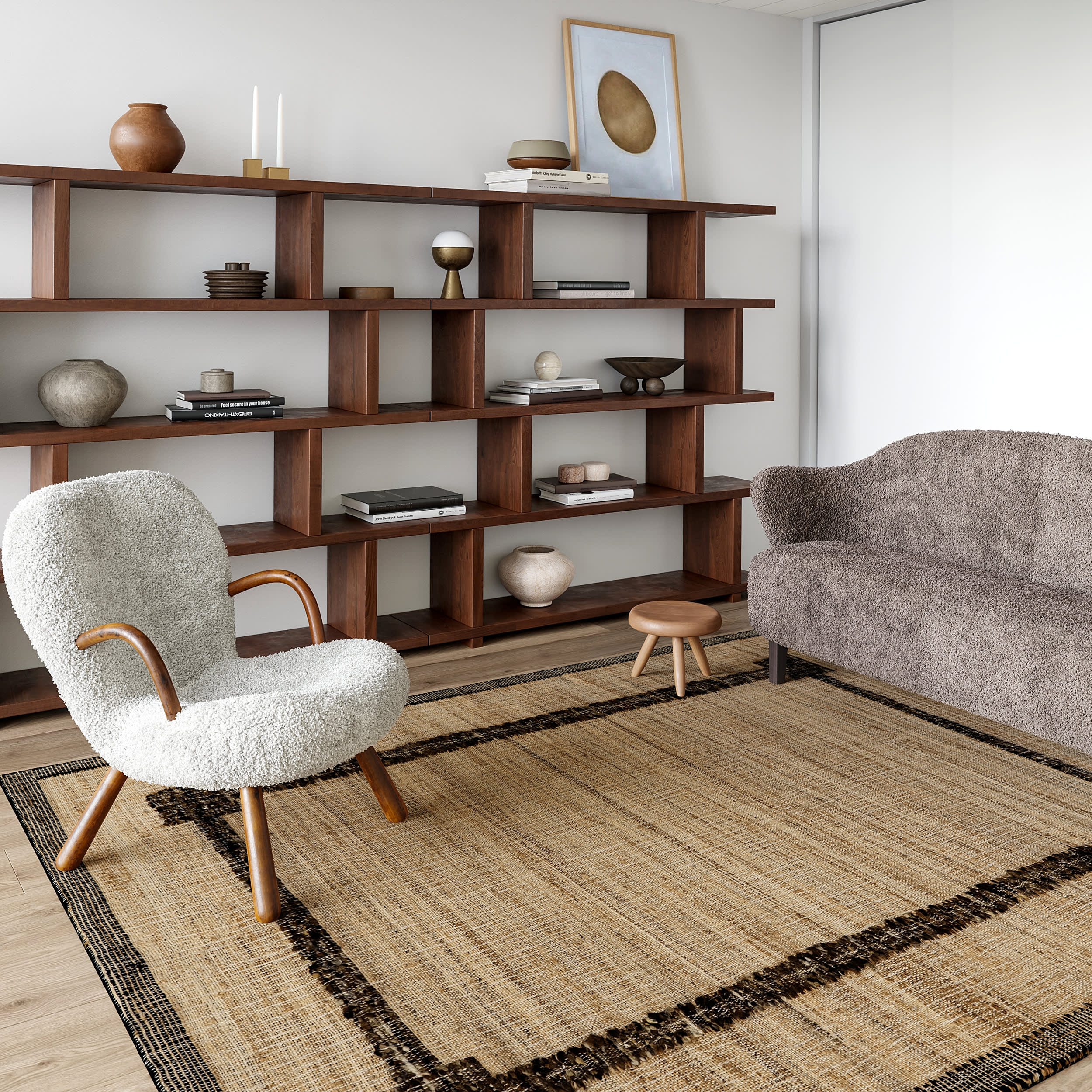 Agora Jute and Wool Rug | Natural - Image 2