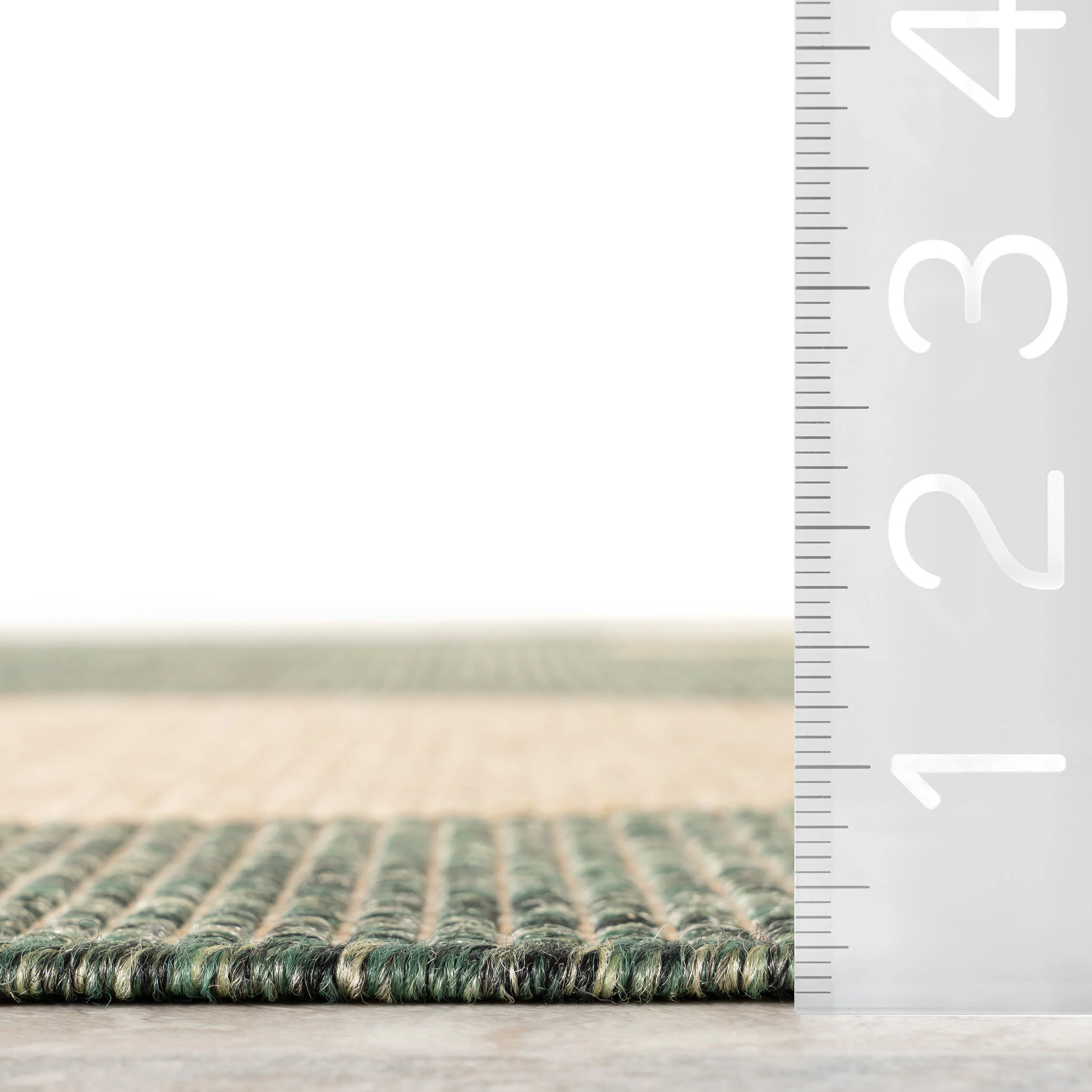 Aila Abstract Geometric Indoor/Outdoor Rug | Green - Image 6