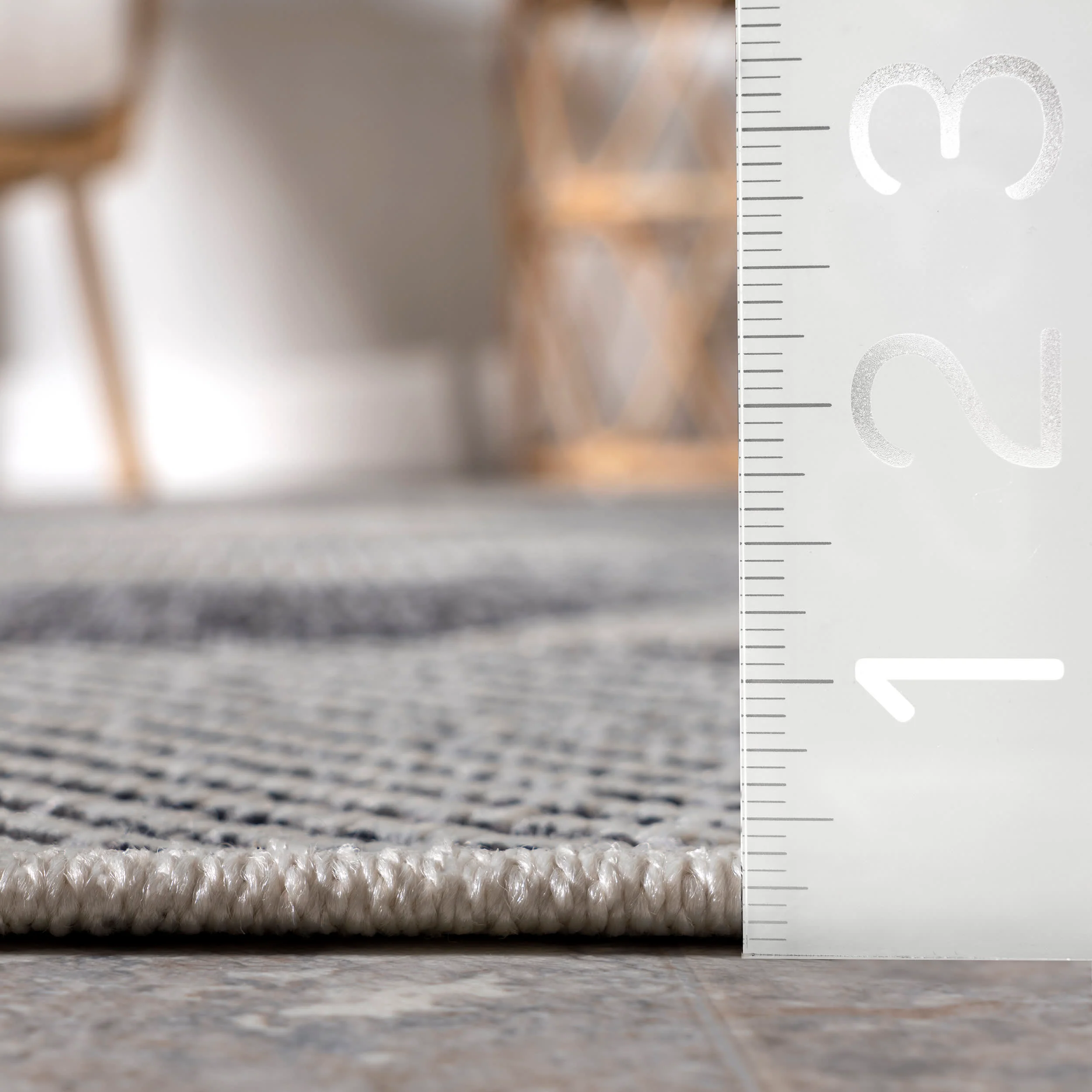 Akaila Kaleidoscope Indoor/Outdoor Rug | Grey - Image 5
