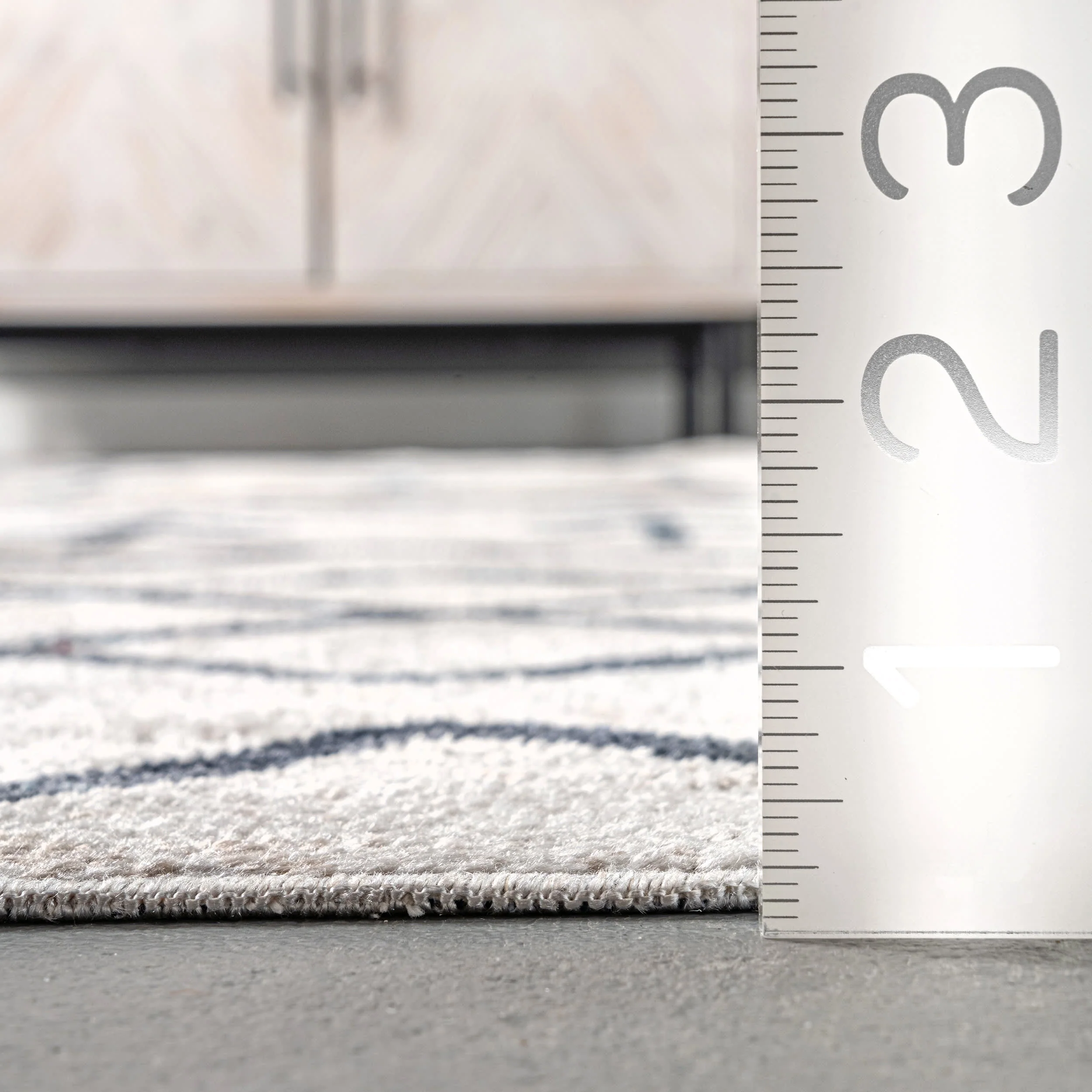Alaina Washable Fence Rug | Beige - Image 5