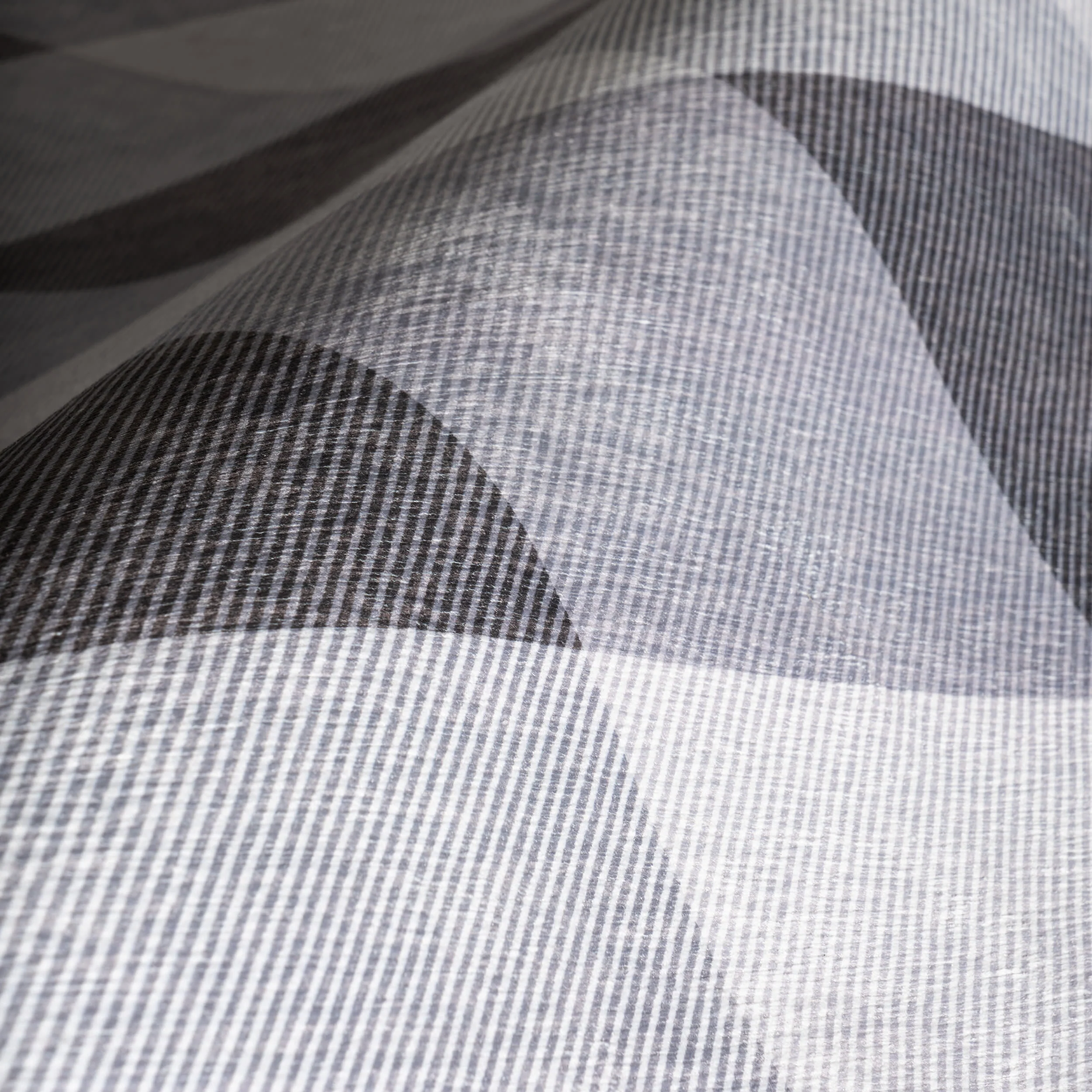 Alanna Buffalo Plaid Spill Proof Washable Rug | Grey - Image 3