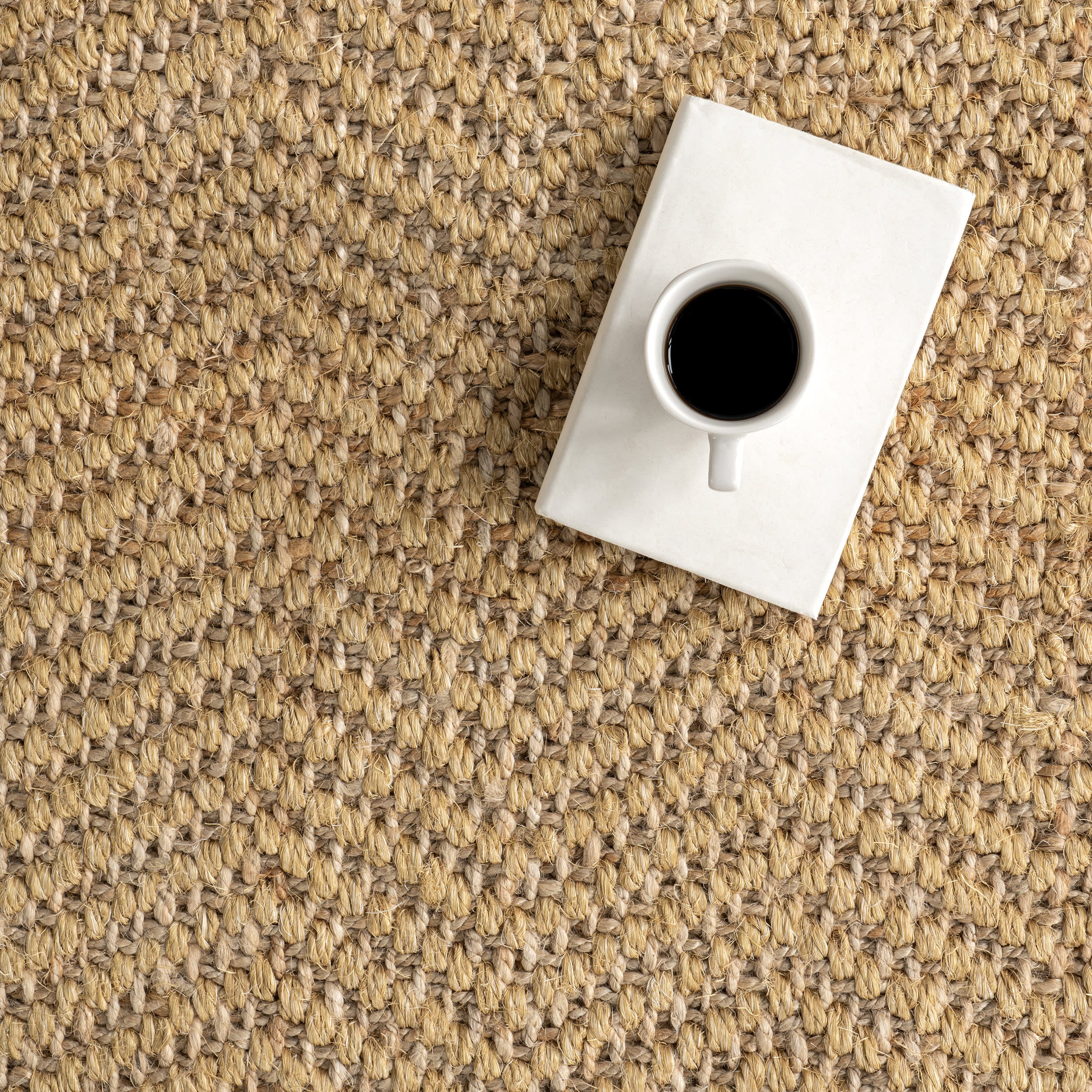 Alberta Tasseled Jute-Blend Rug | Natural - Image 8