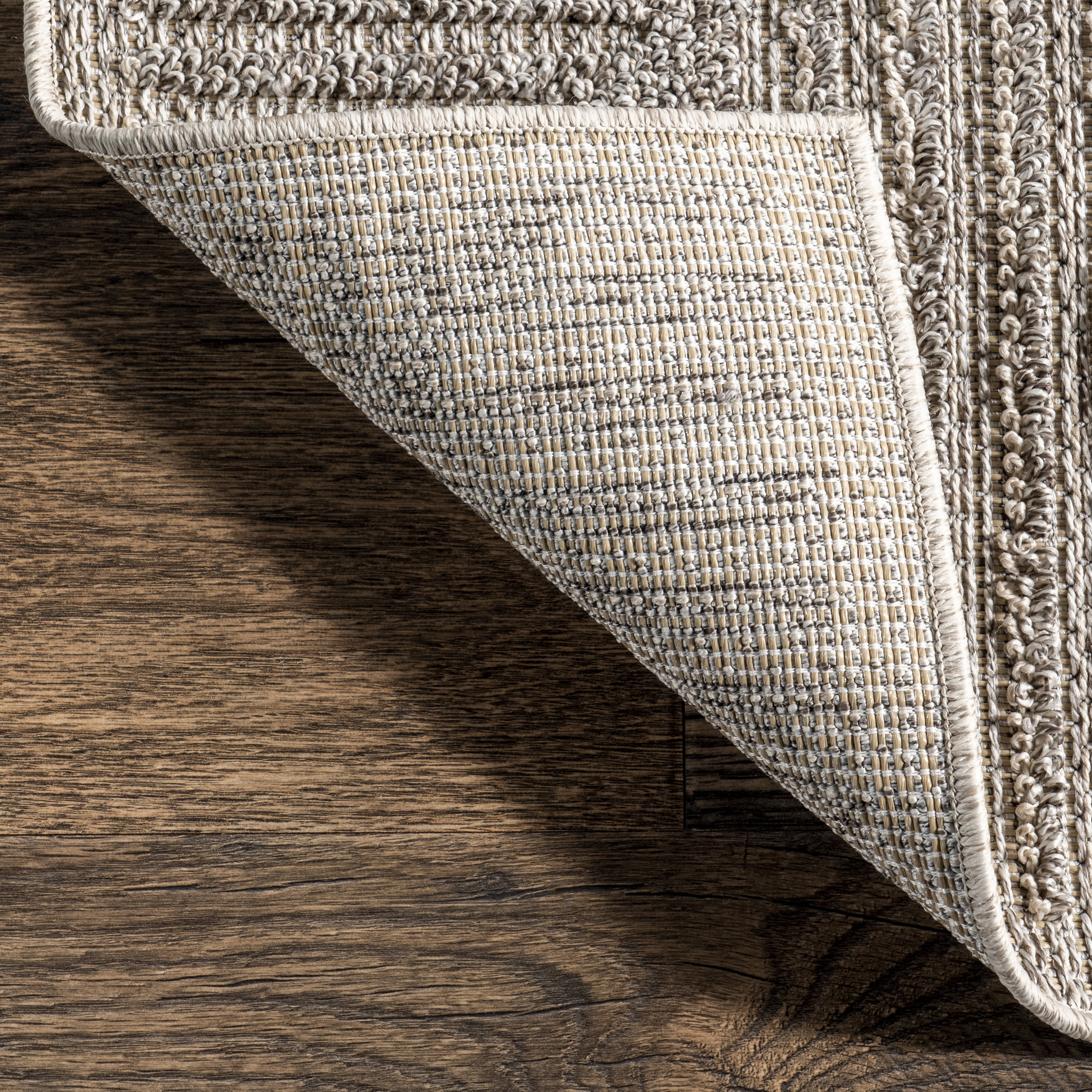 Alexa Trellis Indoor/Outdoor Rug | Beige - Image 5