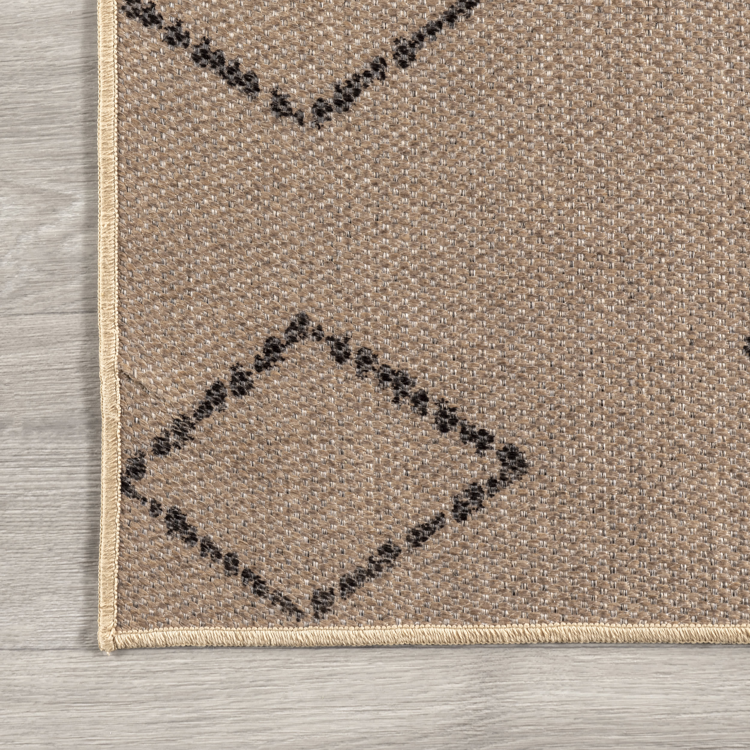 Alexandra Easy-Jute Washable Zig Zag Rug | Natural - Image 3