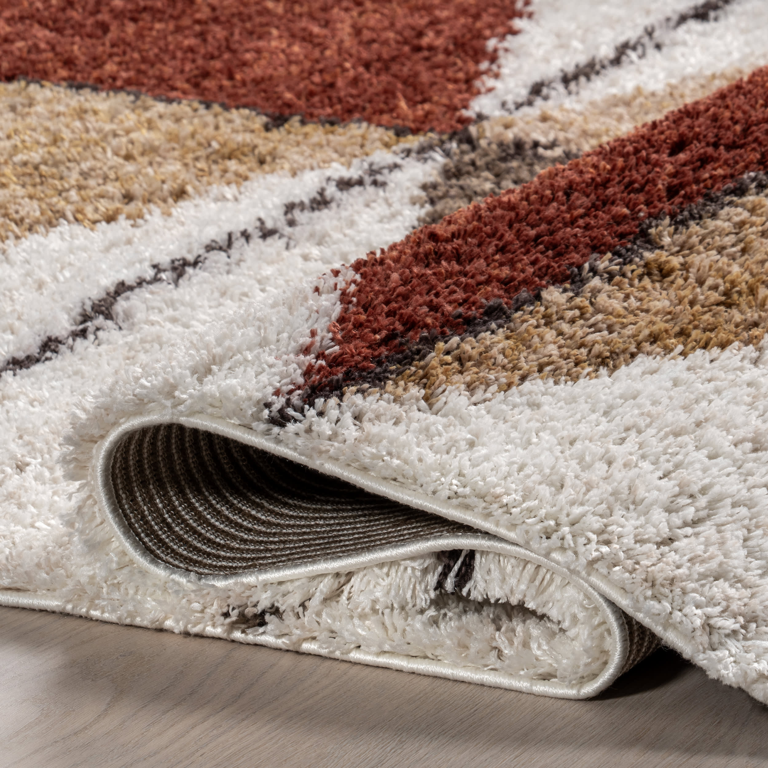 Alexia Diamond Tasseled Rug | Multicolor - Image 8