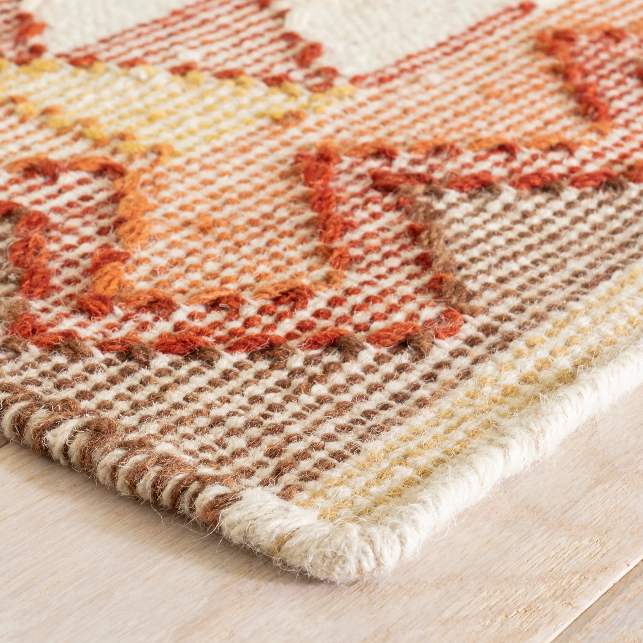 Alford Handwoven Wool Rug | Multi - Image 5