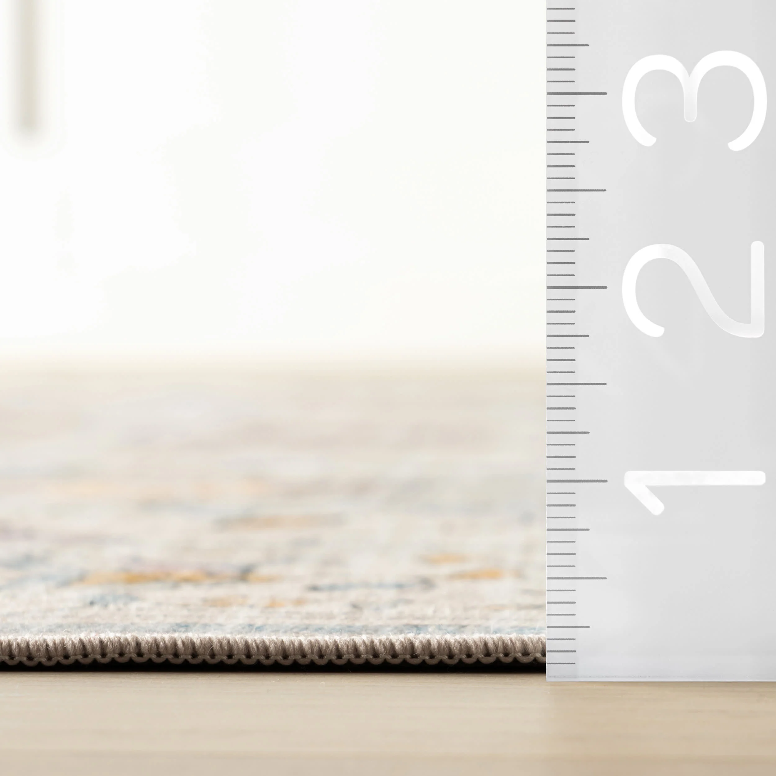 Alinae Floral Washable Rug | Beige - Image 6