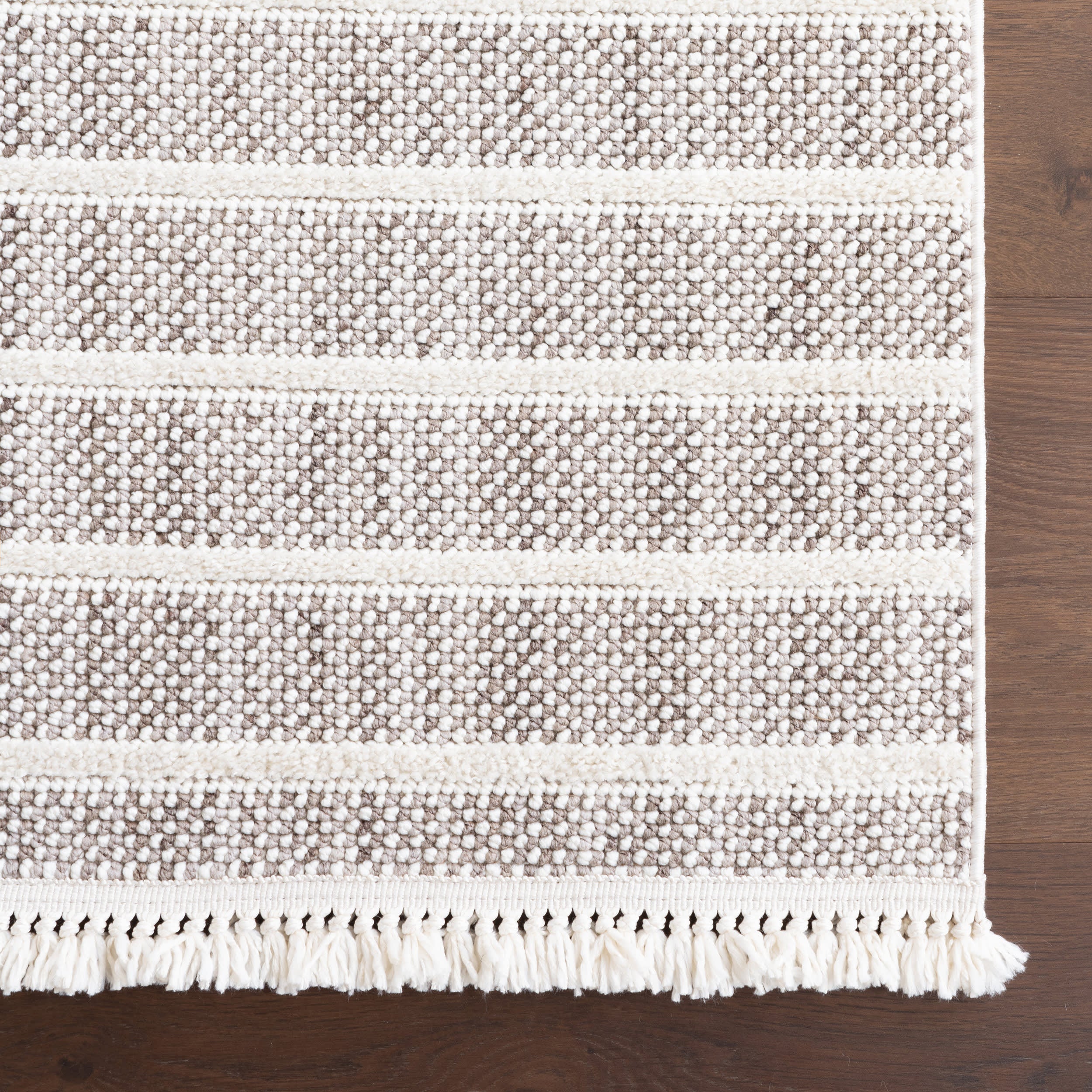 Alison Striped Rug | Ivory - Image 4